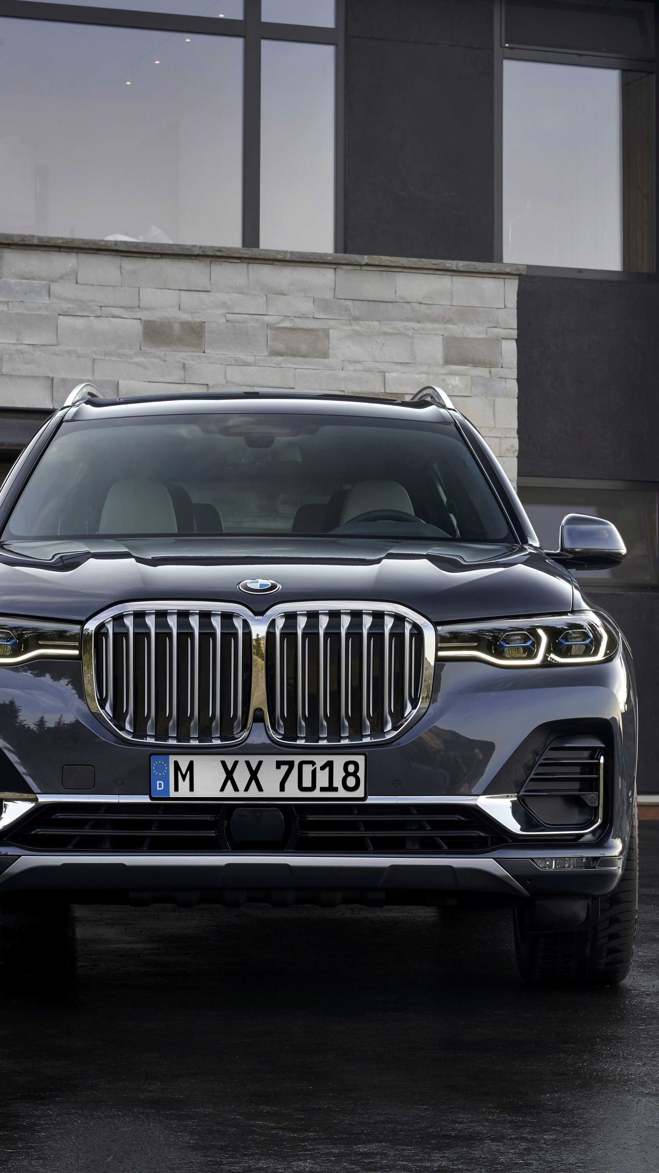 BMW X7, Front view wallpaper, Sony Xperia Z5 Premium, HD image, 2160x3840 4K Phone