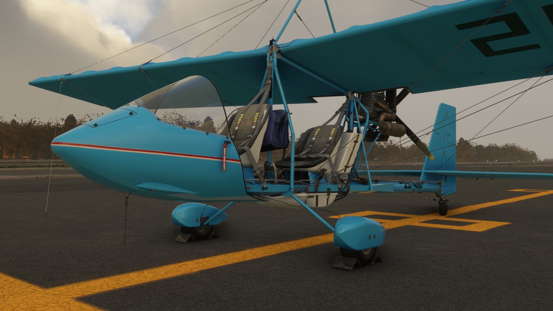 Ultralight aviation, Ants airplanes drifter, Microsoft Flight Simulator, 1920x1080 Full HD Desktop