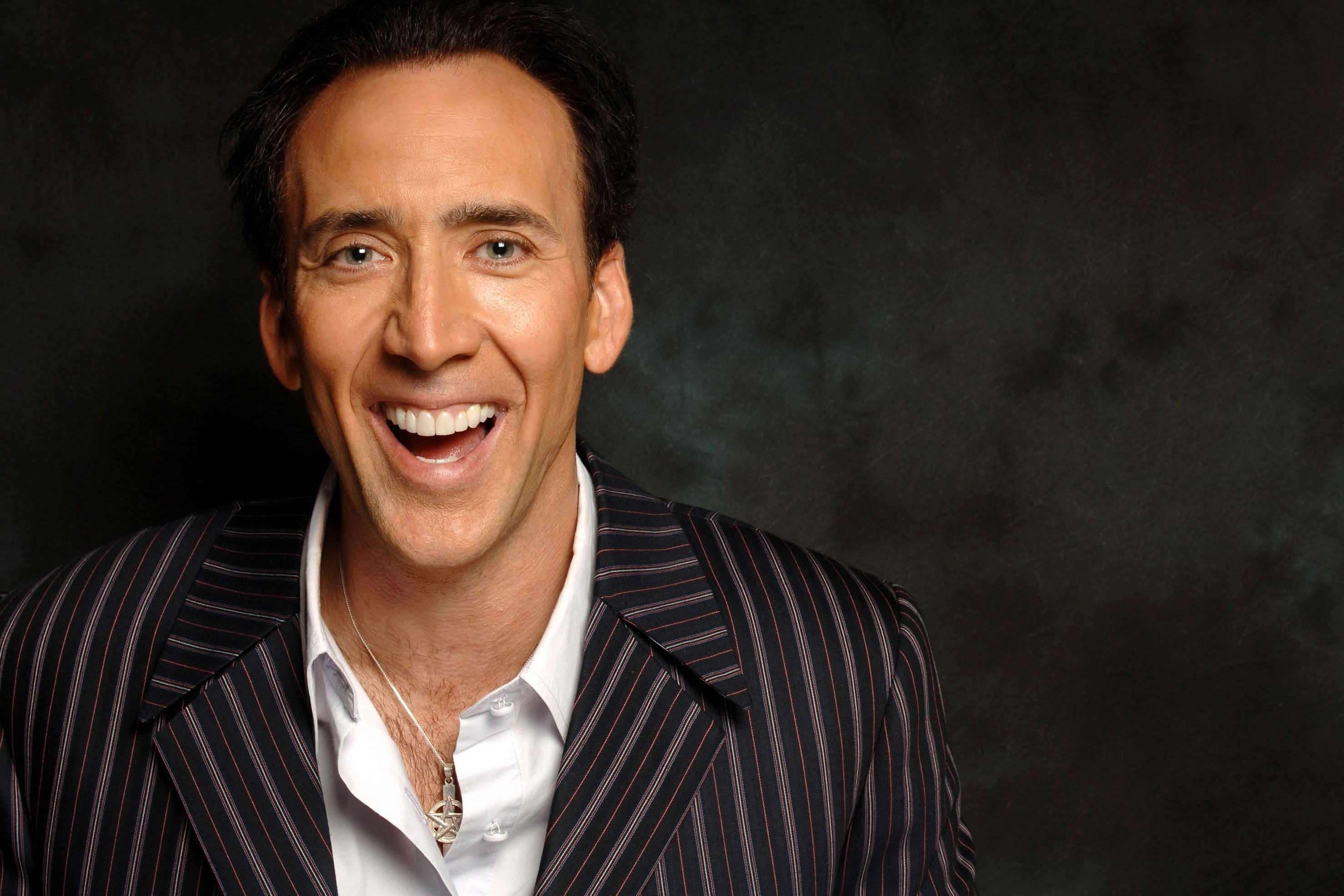 Nicolas Cage, Movies, Actor, Smiling, 2960x1980 HD Desktop