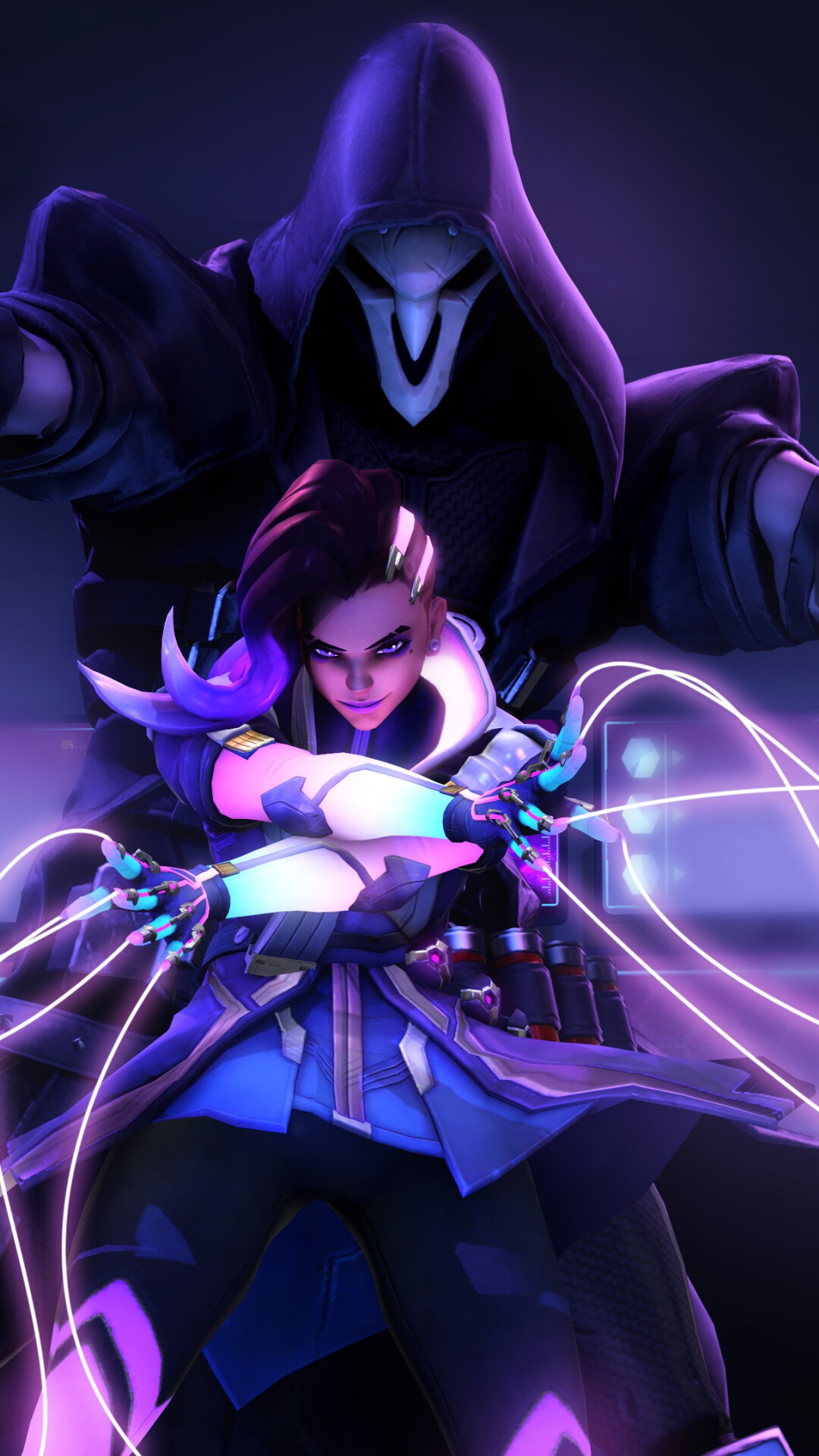 Overwatch artwork, Stunning illustrations, Eye-catching designs, Gaming aesthetics, 1080x1920 Full HD Phone