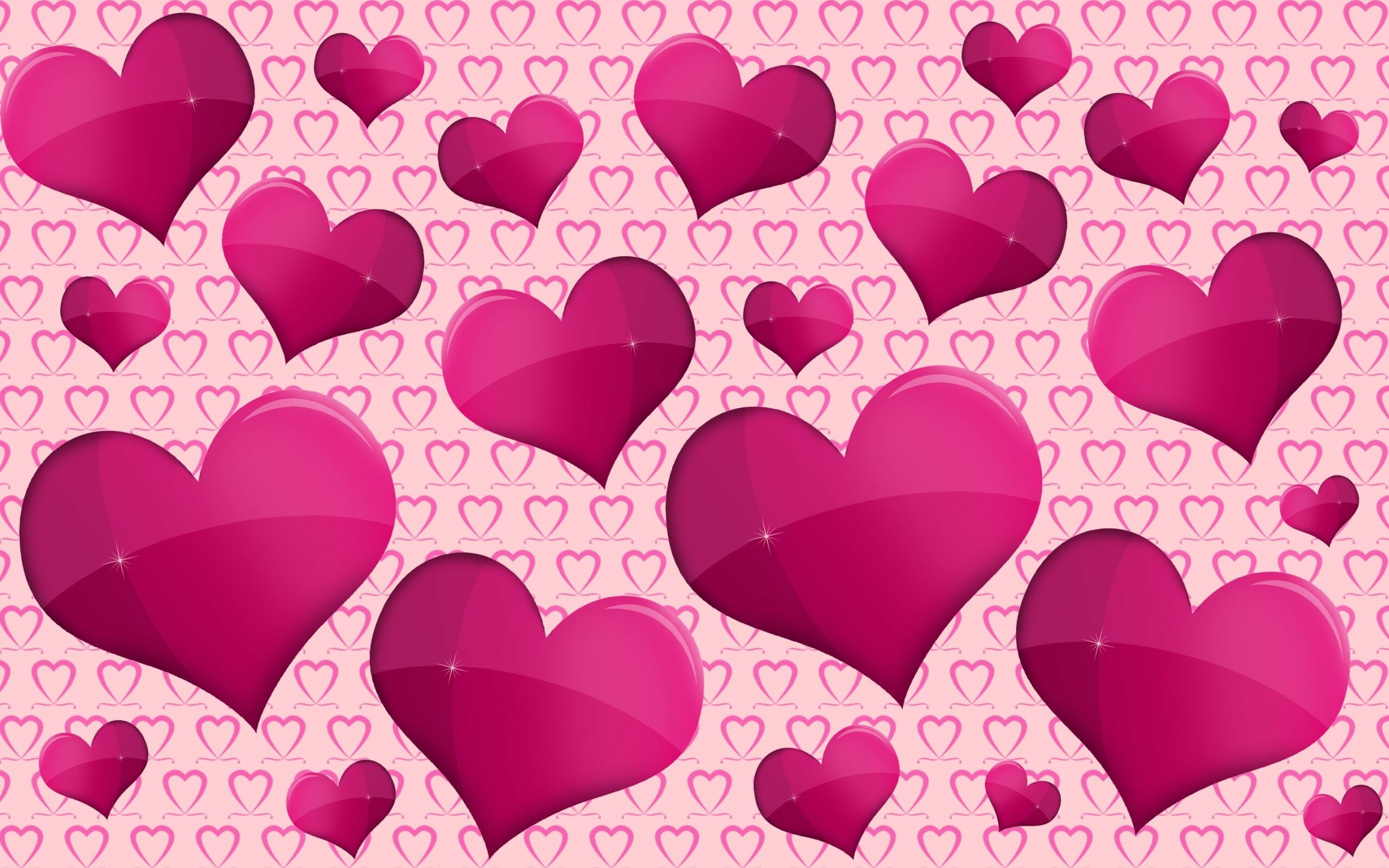 Heart wallpapers, Diverse designs, Various styles, Heart-inspired, 2560x1600 HD Desktop