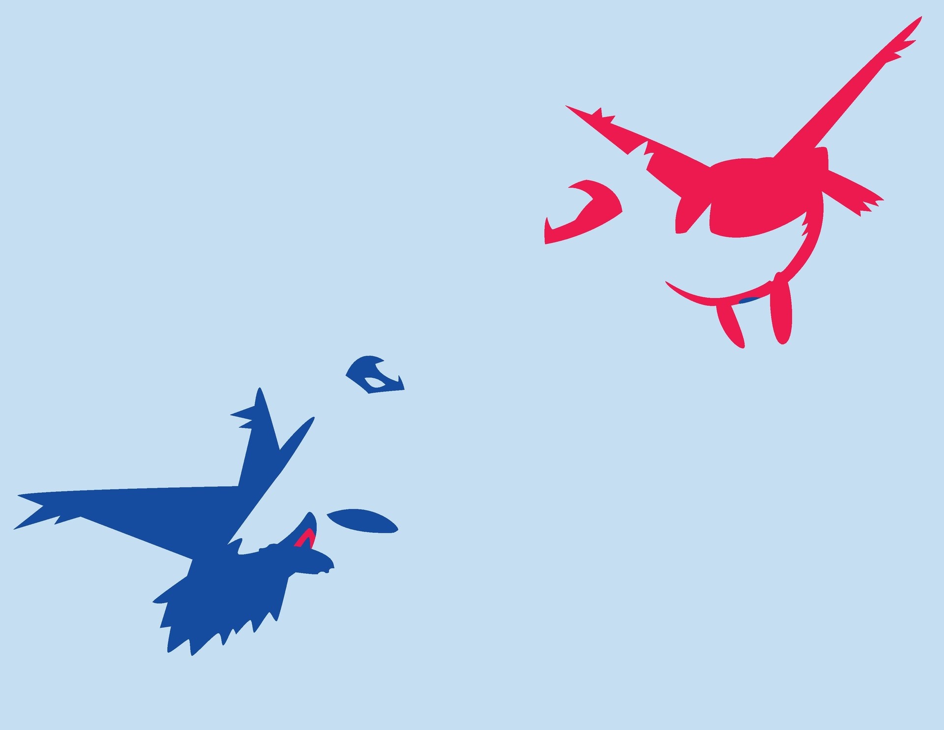 Minimalistic art, Latios, 1920x1490 HD Desktop