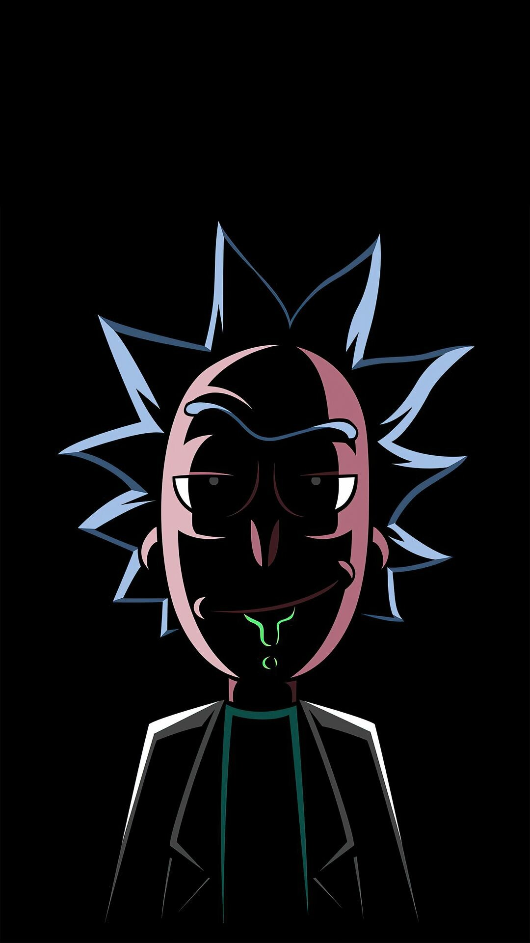 Rick and Morty, 2020 wallpaper, Animated series, Artistic tribute, 1080x1920 Full HD Phone