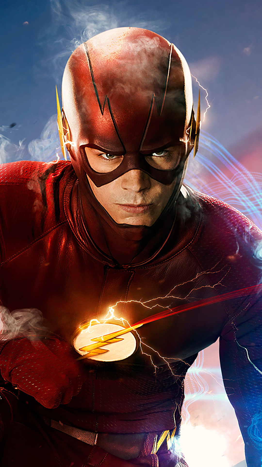 Flash TV Show, Released in 2014, Small screen superhero, Fast-paced action, 1080x1920 Full HD Phone