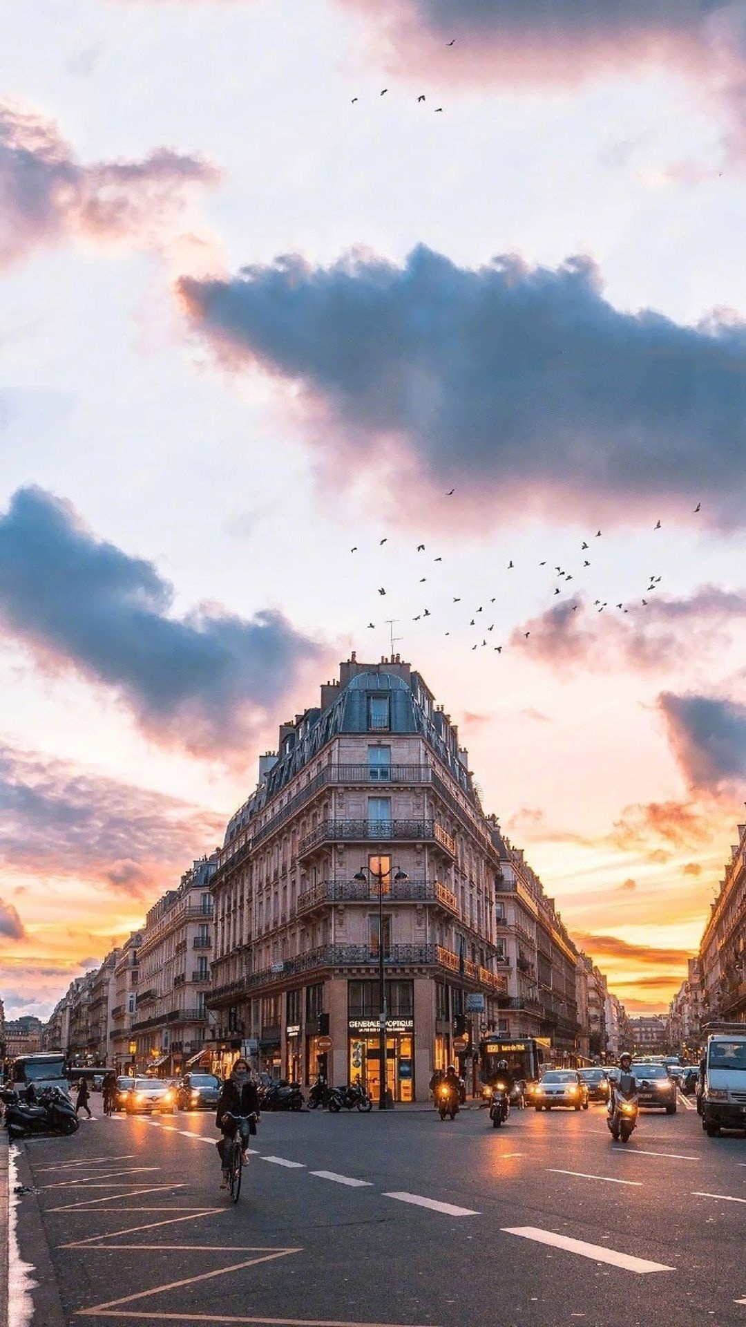 Rue de Rivoli, Paris Wallpaper, 1080x1920 Full HD Phone