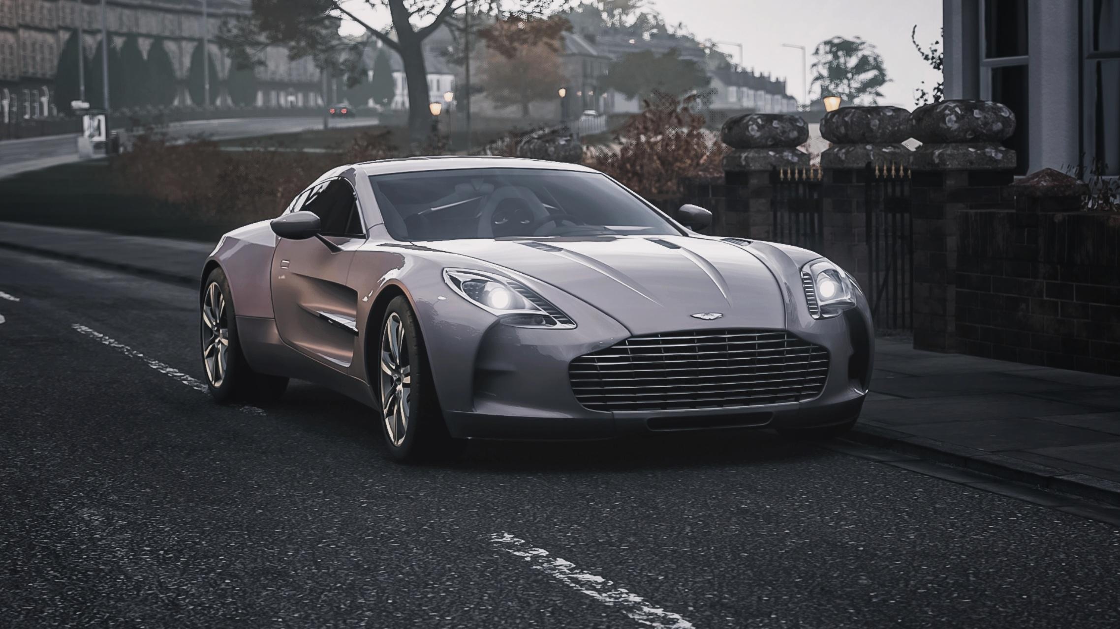 Aston Martin One-77, Elegant masterpiece, Rforza design, Aston Martin luxury, 2280x1280 HD Desktop