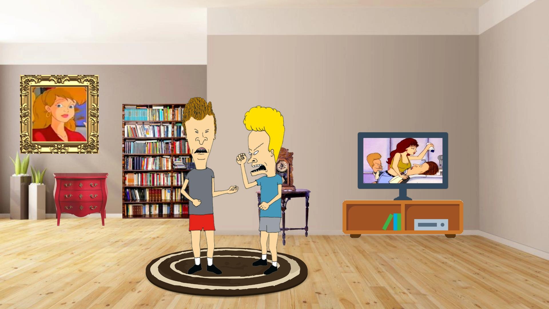 Beavis and Butt-Head, Buttheads room, Animation, Wallpaper, 1920x1080 Full HD Desktop