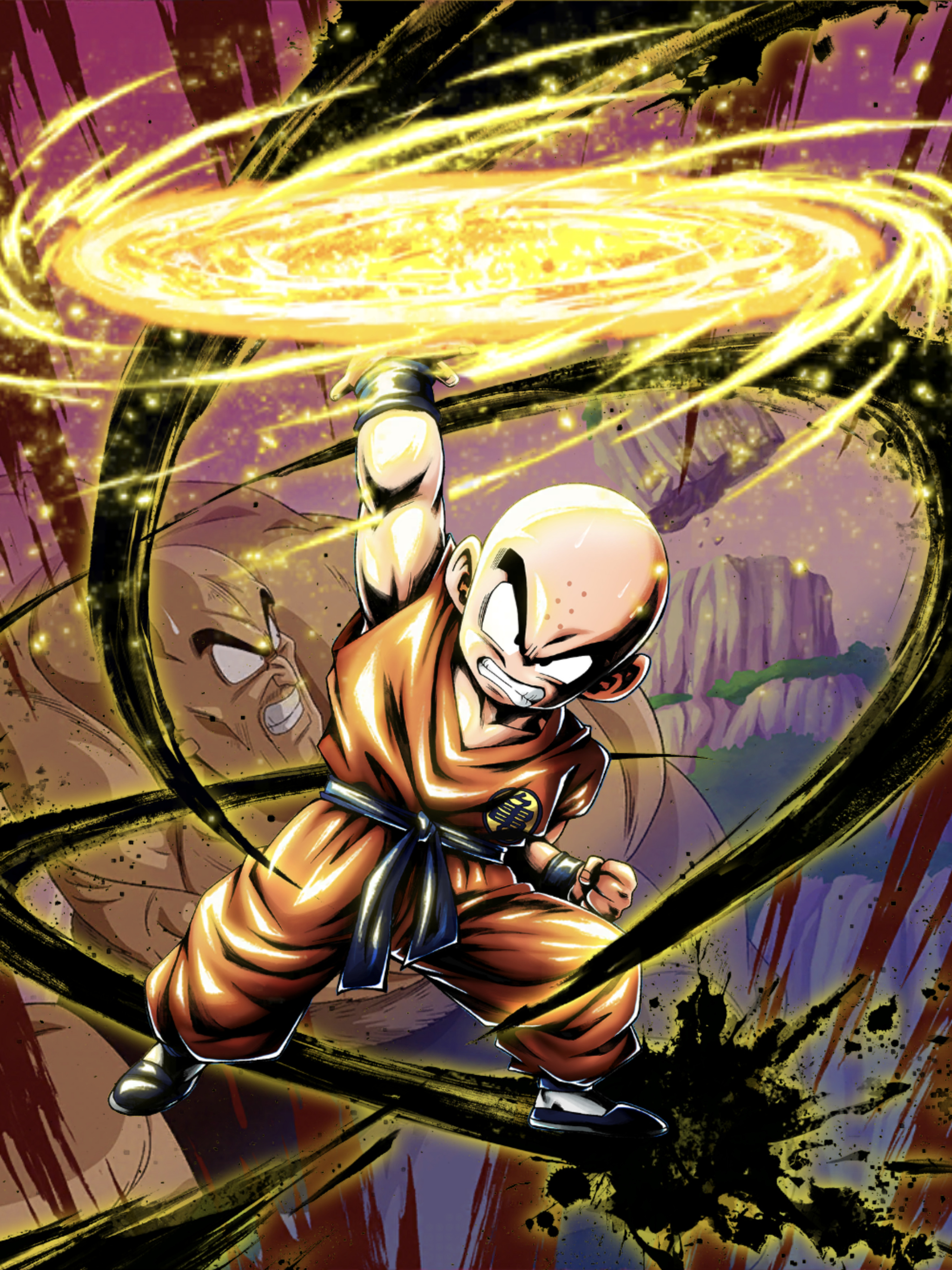 Krillin, Anime Dragon Ball, Dragon Ball art, iPhone wallpaper, 2050x2740 HD Phone