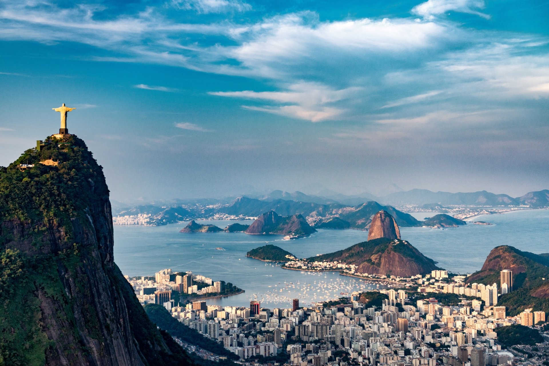 Christ the Redeemer, Picturesque backdrop, Majestic wonder, 4K paradise, 1920x1290 HD Desktop