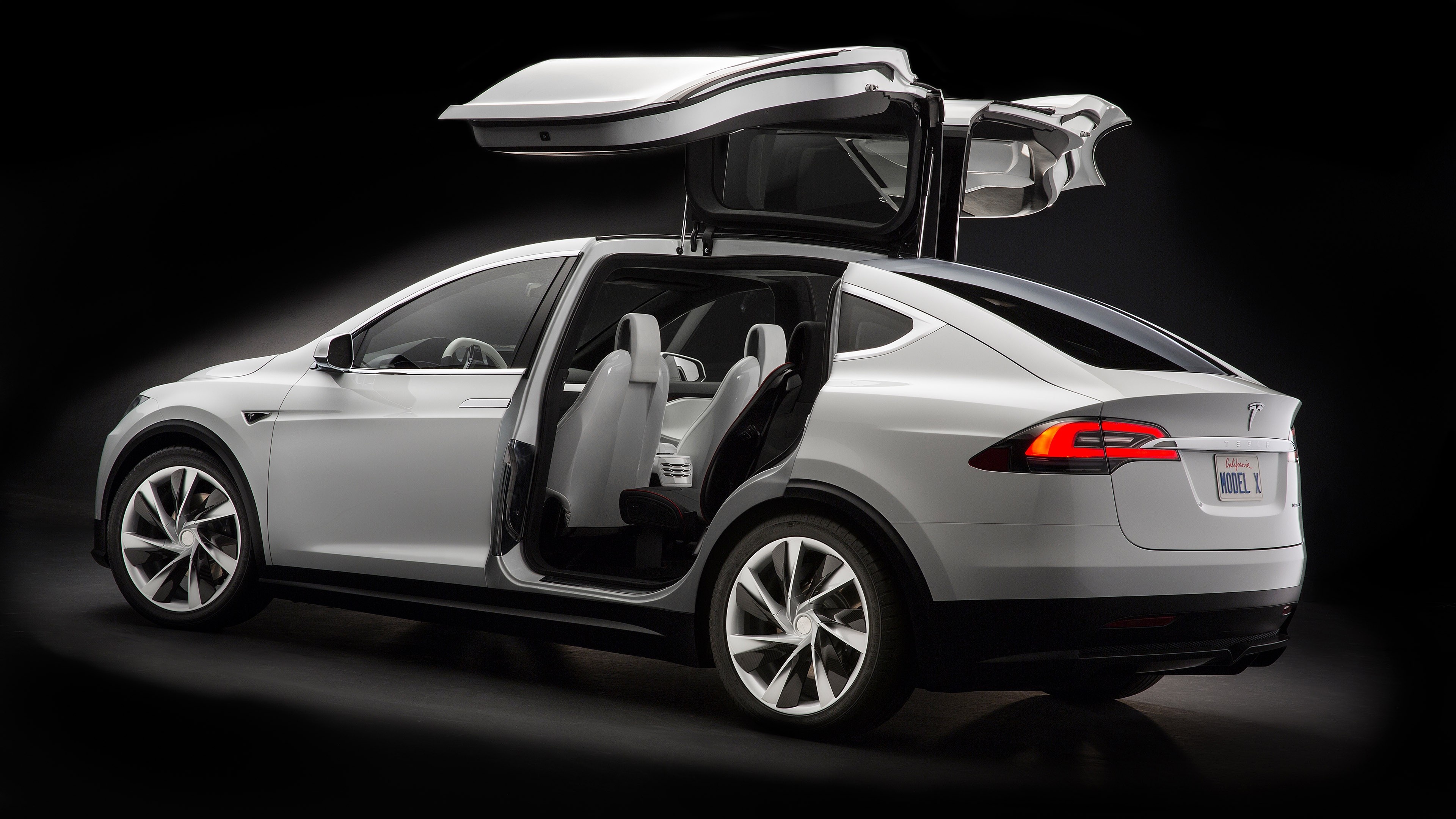 Side View, Tesla Model X Wallpaper, 3840x2160 4K Desktop