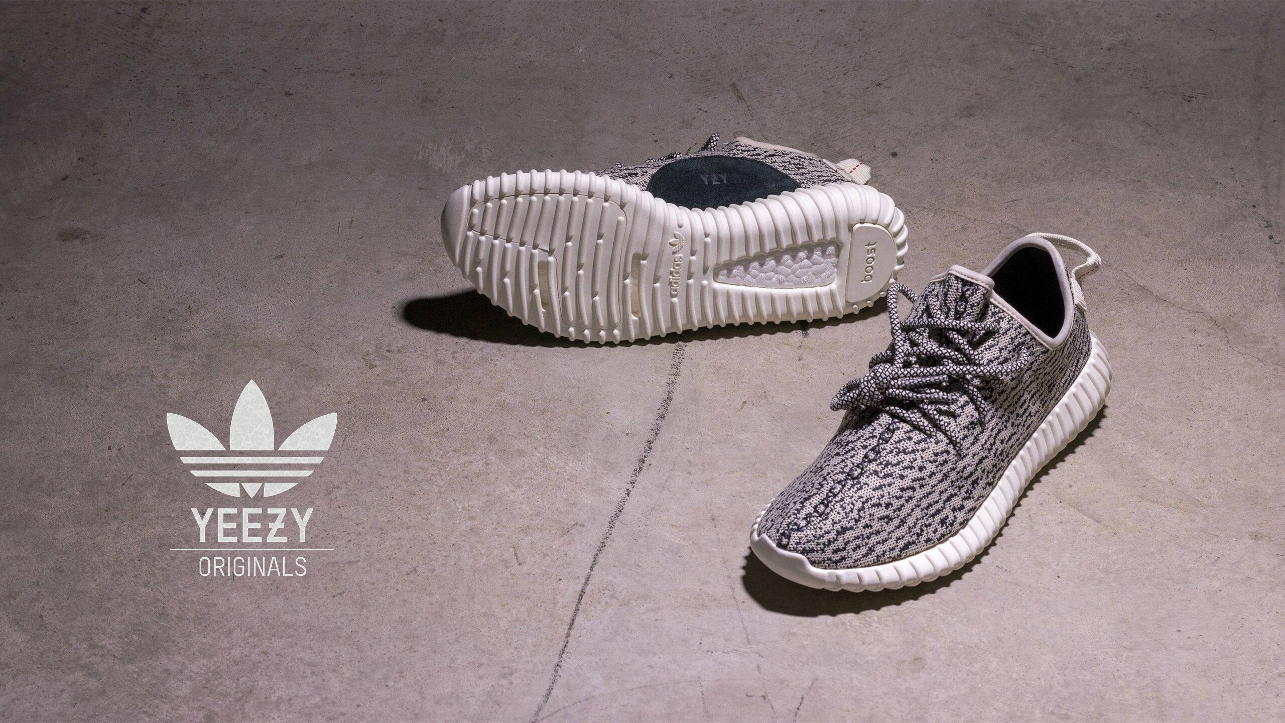 Boost 350 Turtle Dove, Yeezy Wallpaper, 2560x1440 HD Desktop