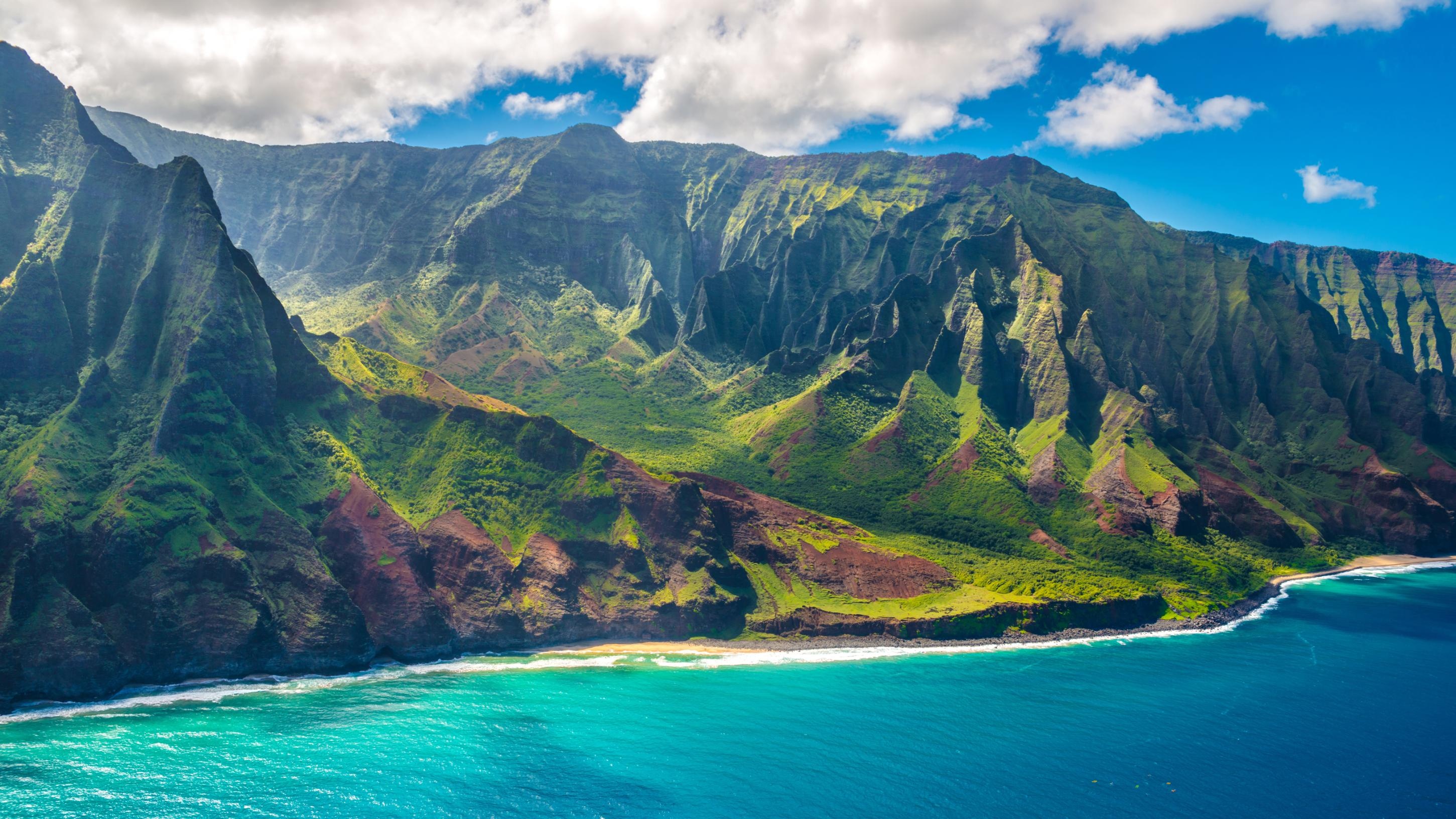 Napali Coast State Park, Hawaii Wallpaper, 2910x1640 HD Desktop