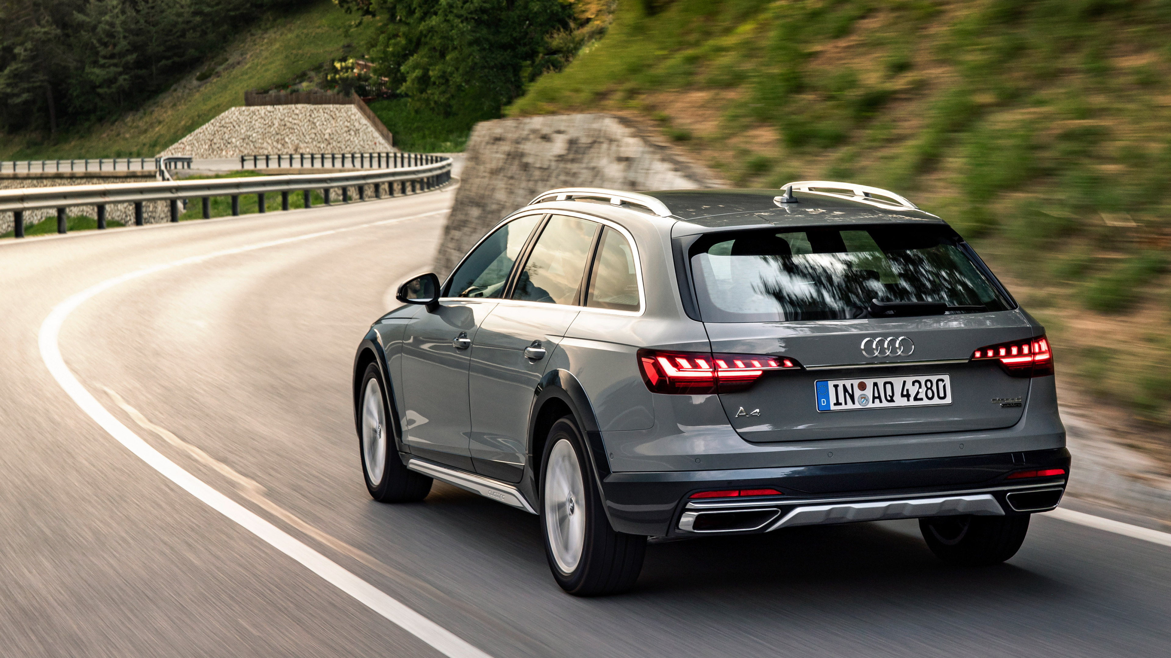 Audi A4 Allroad, Quattro power, Stylish and versatile, Off-road capabilities, 3840x2160 4K Desktop