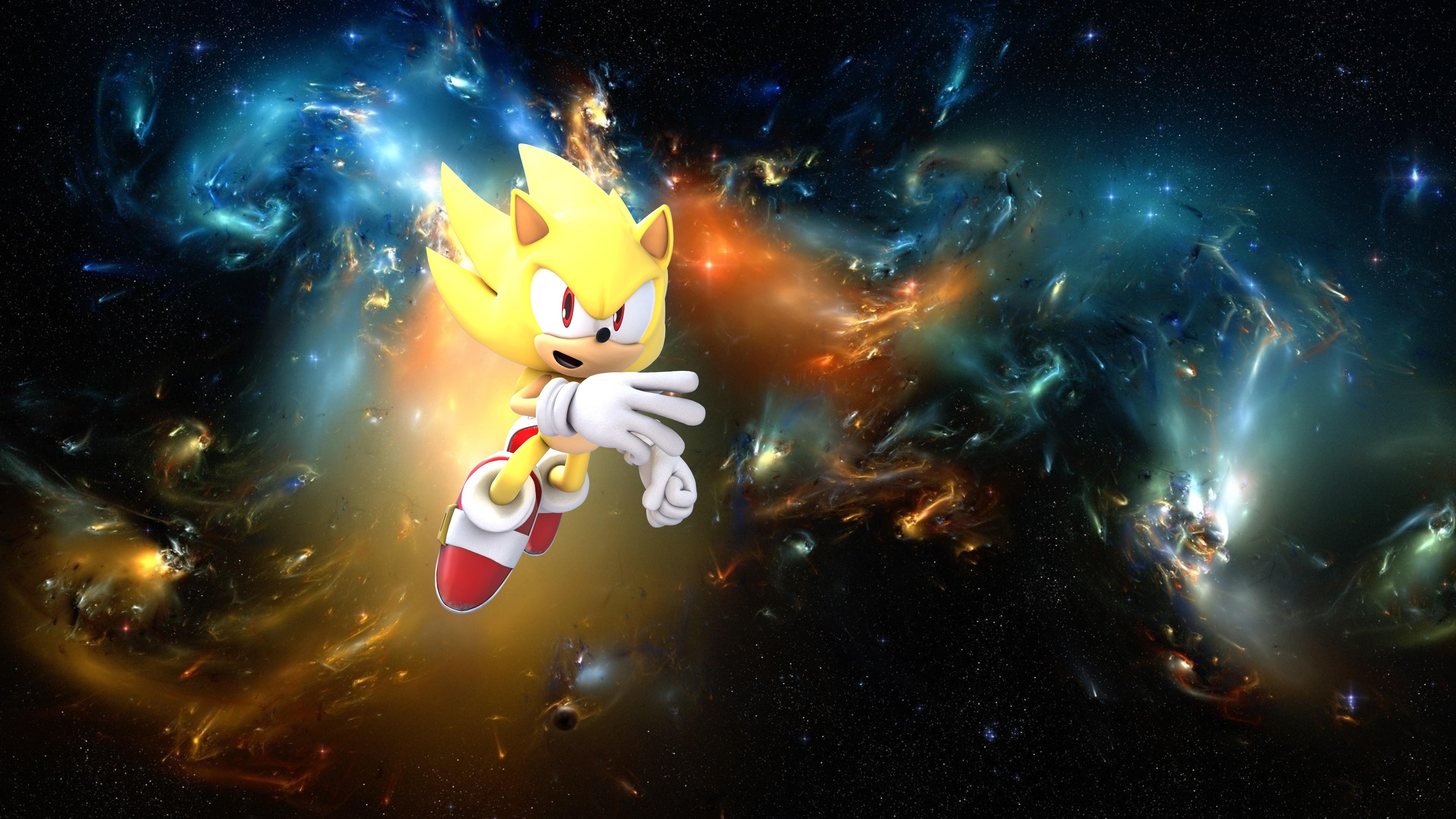 Iconic pose, Hyper Sonic Wallpaper, 3840x2160 4K Desktop