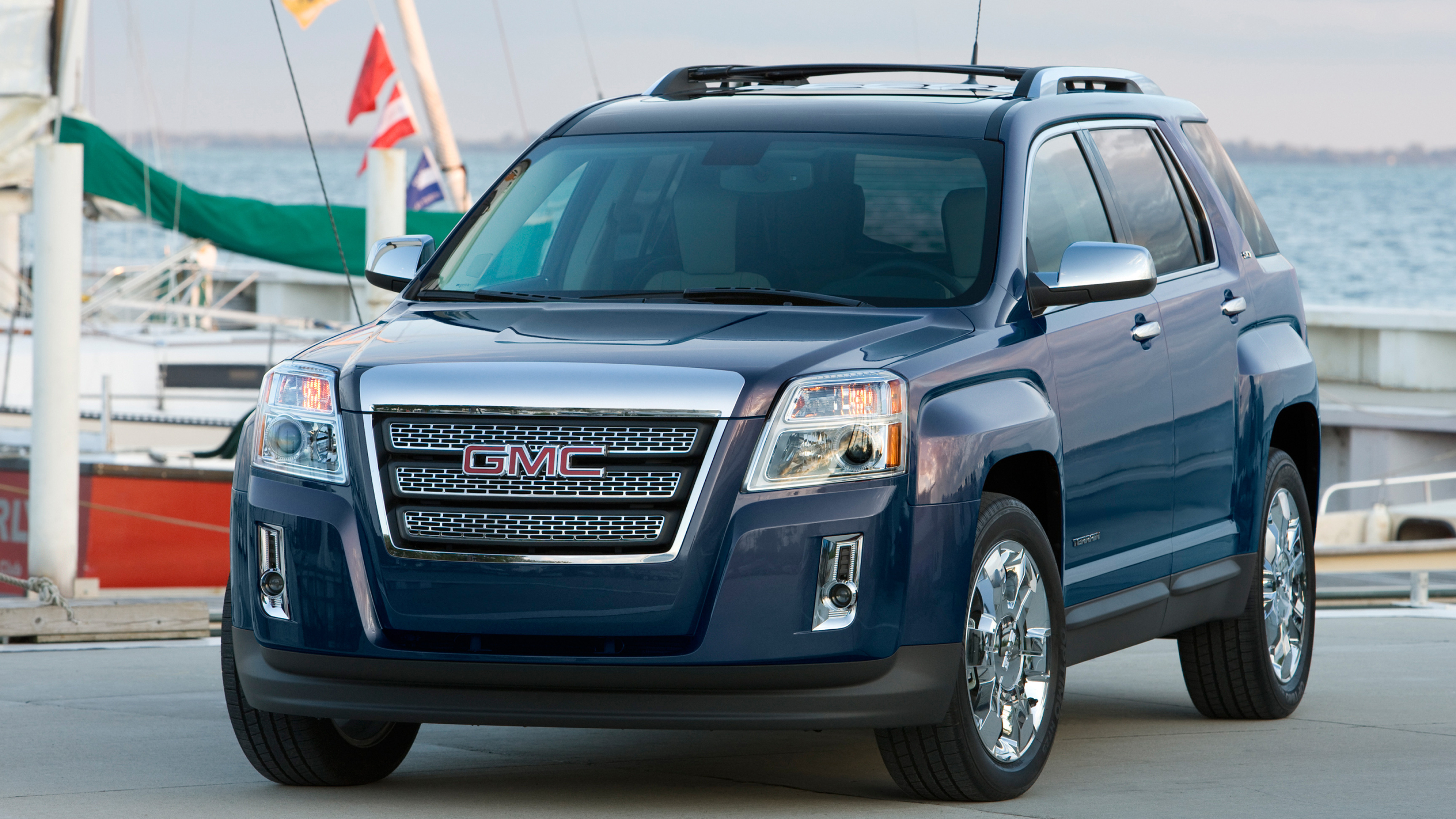 GMC Terrain, Desktop wallpapers, Pontiac exterior, Sleek appearance, 3840x2160 4K Desktop