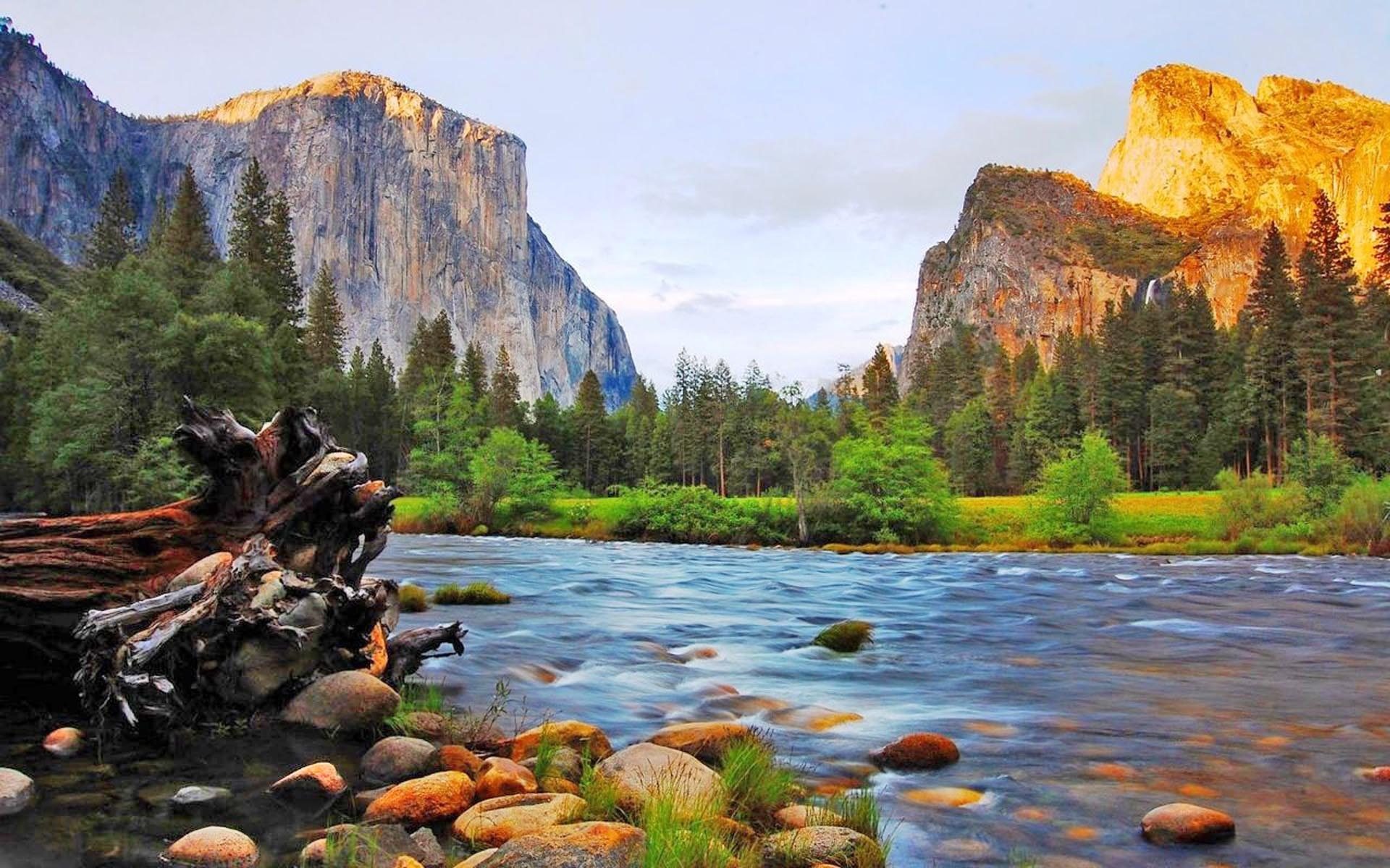 Mercedes River, Yosemite National Park Wallpaper, 1920x1200 HD Desktop