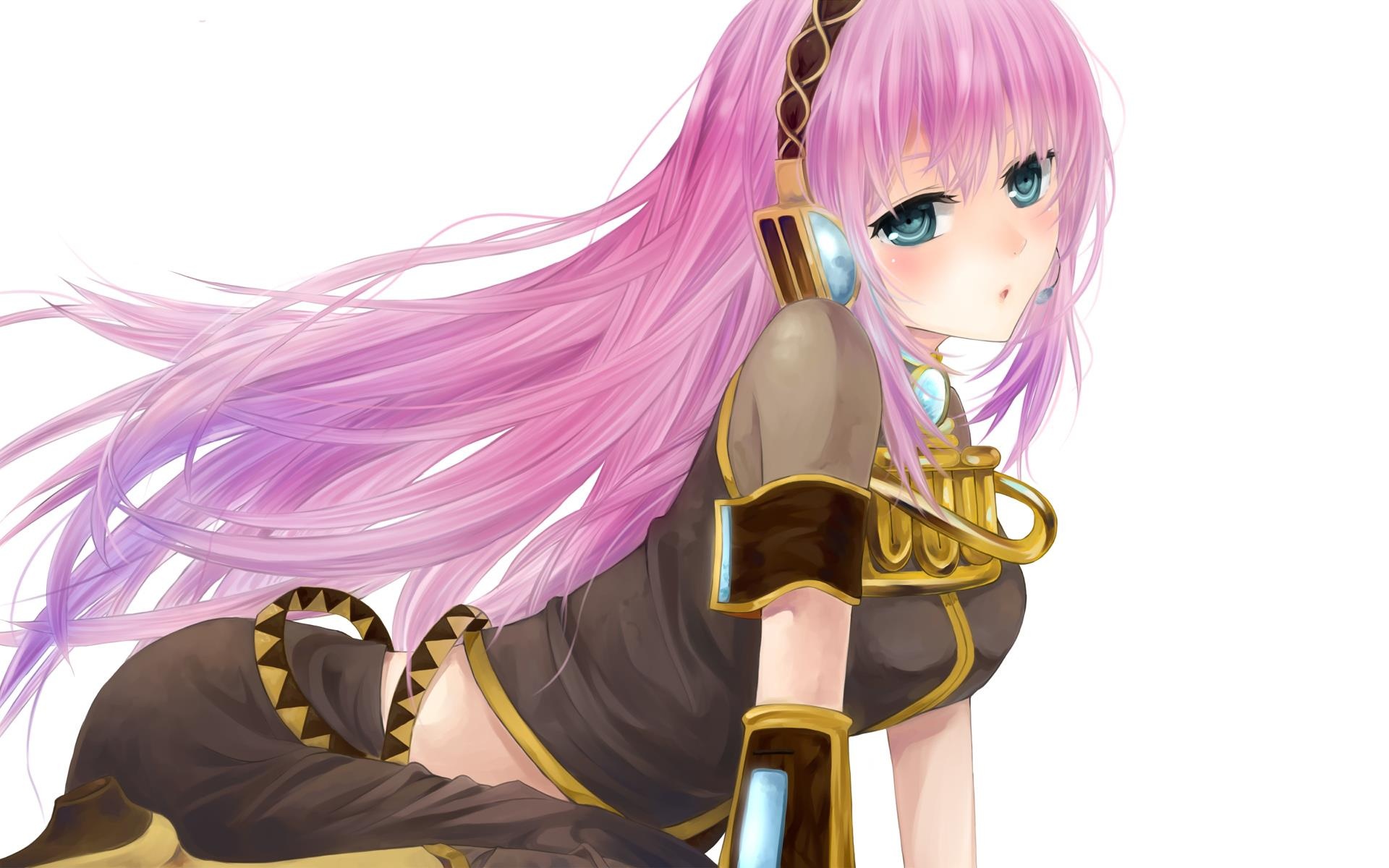 Luka Megurine, Graceful elegance, Musical essence, Anime diva, 1920x1200 HD Desktop