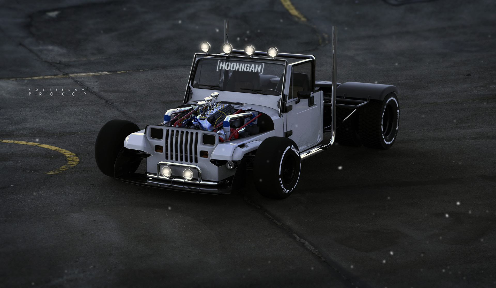 Wrangler Rostislav Prokov, Hoonigan Wallpaper, 1920x1120 HD Desktop