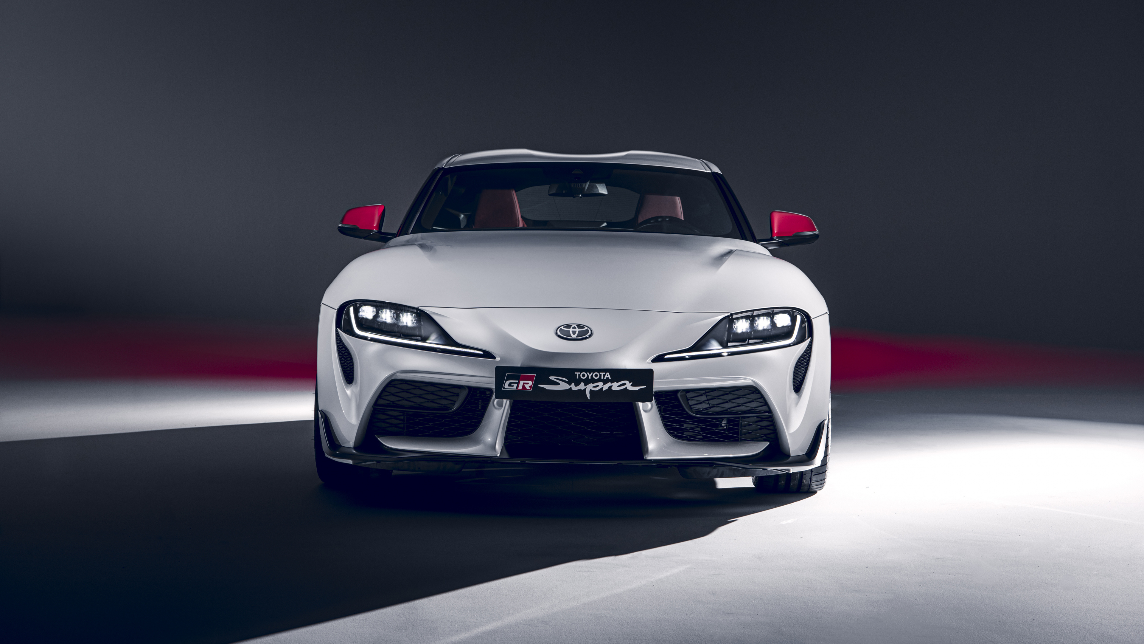 Front View, Toyota GR Supra Wallpaper, 3840x2160 4K Desktop