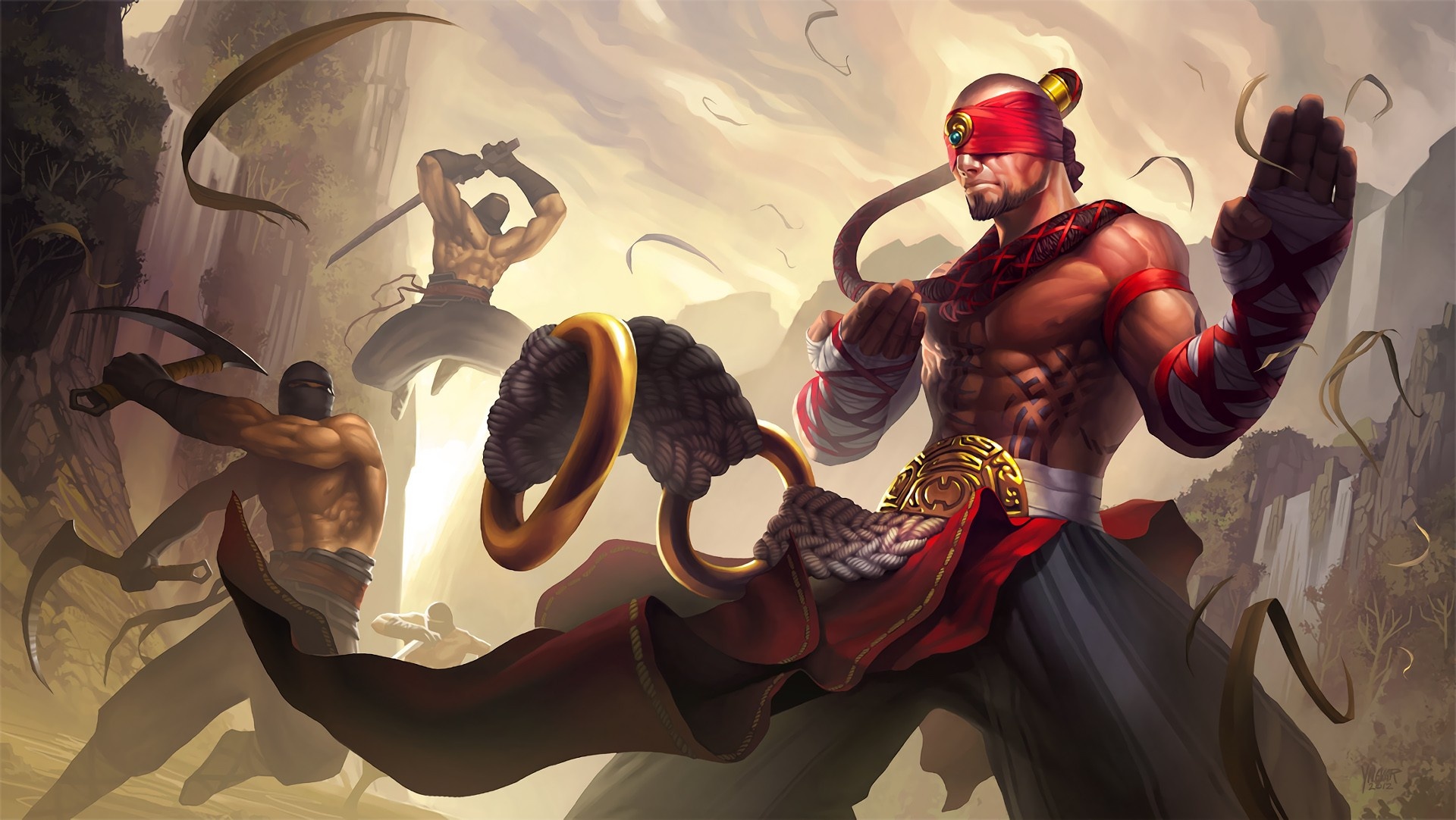 Lee Sin (LoL), Wallpapers, Fan arts, LoL stats, 1920x1090 HD Desktop