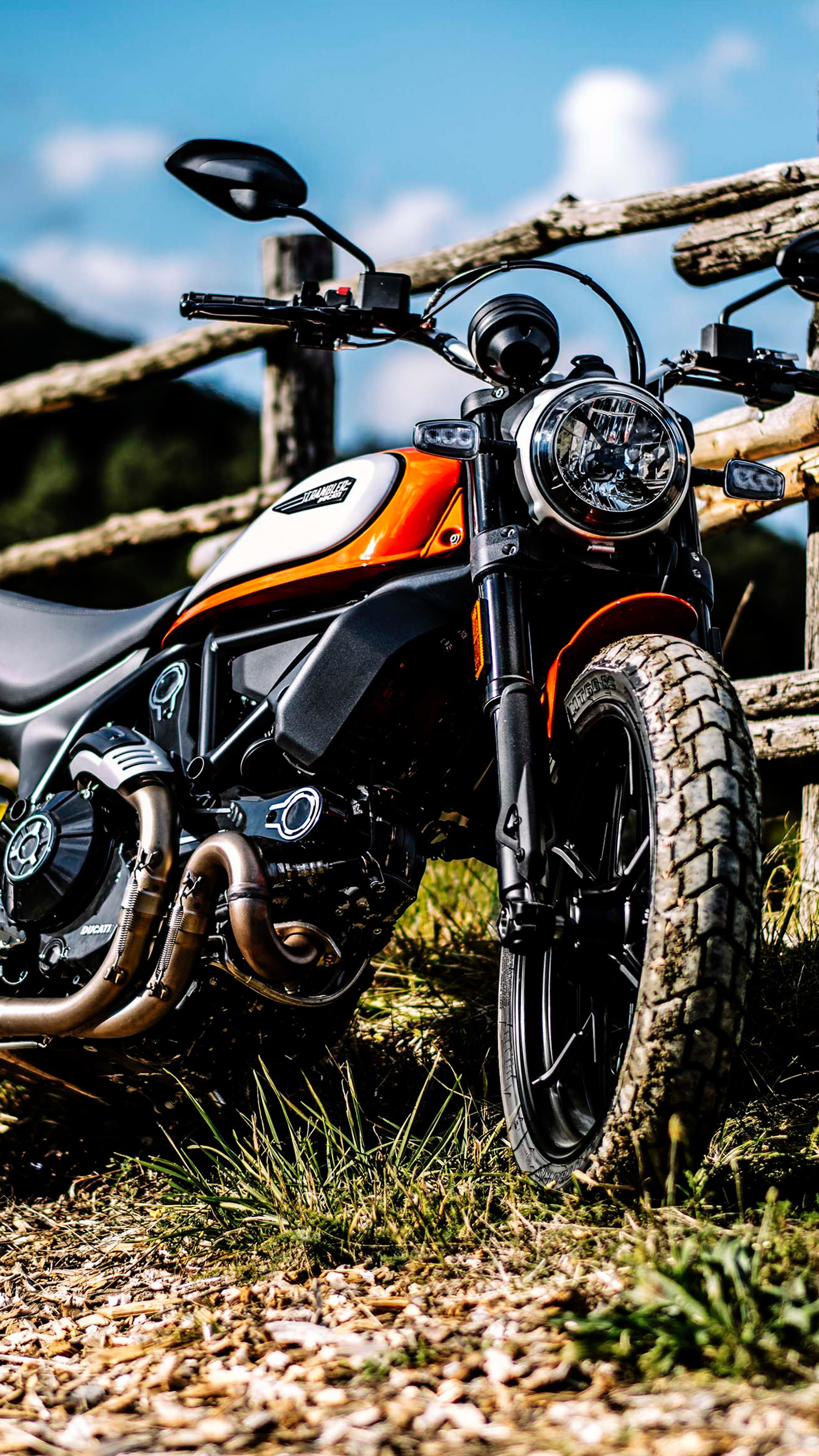 Ducati Scrambler Icon, Auto design, Iconic motorcycle, HD mobile, 2160x3840 4K Phone