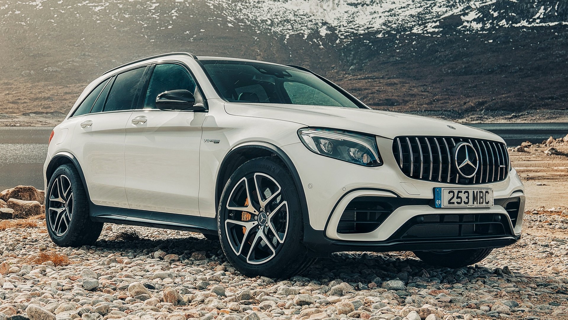 Mercedes-Benz GLC, AMG power, Dynamic and elegant, Thrilling performance, 1920x1080 Full HD Desktop