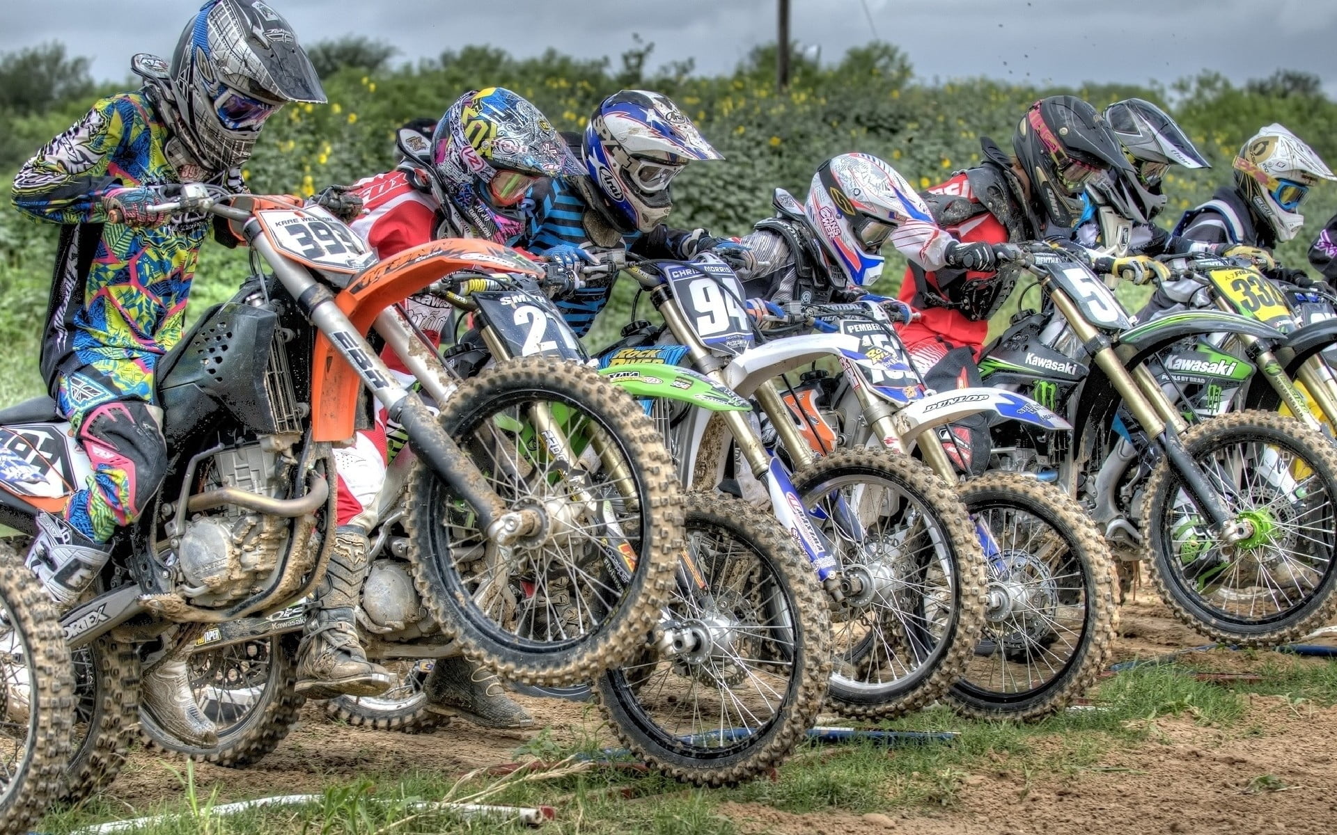 Motocross, Dirt Bike, LTO Motorcycle Racing, 1920x1200 HD Desktop