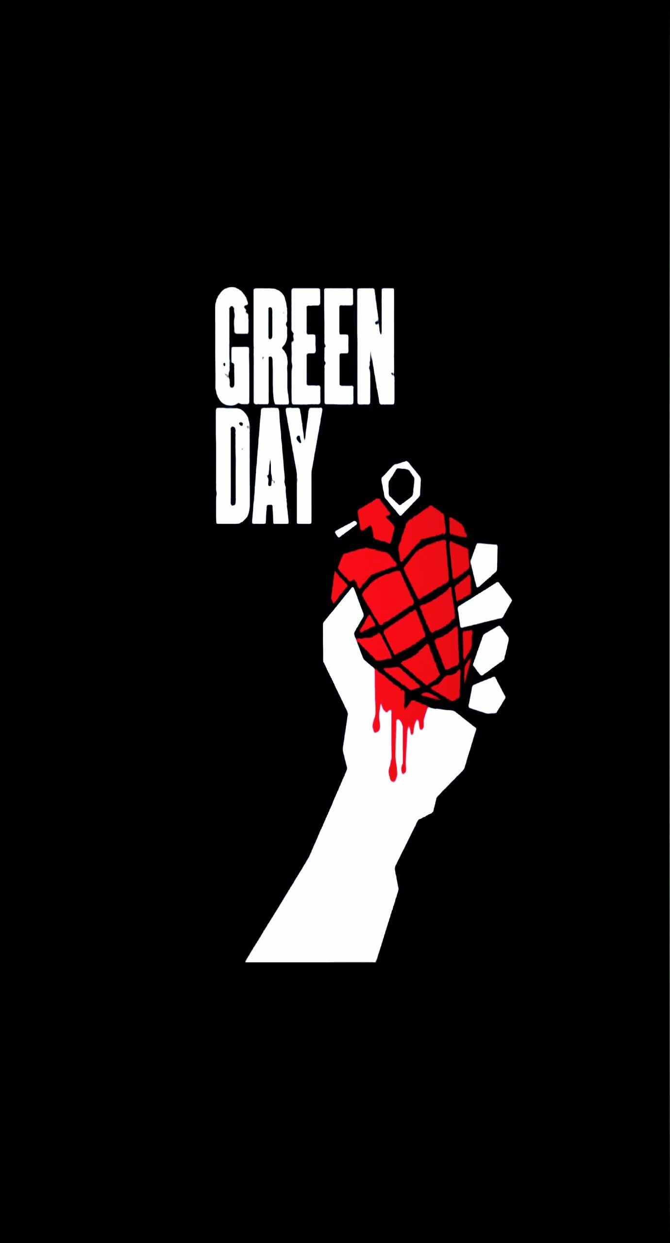 Green Day fan art, Creative designs, Unique creations, Fan's expression, 1380x2560 HD Phone