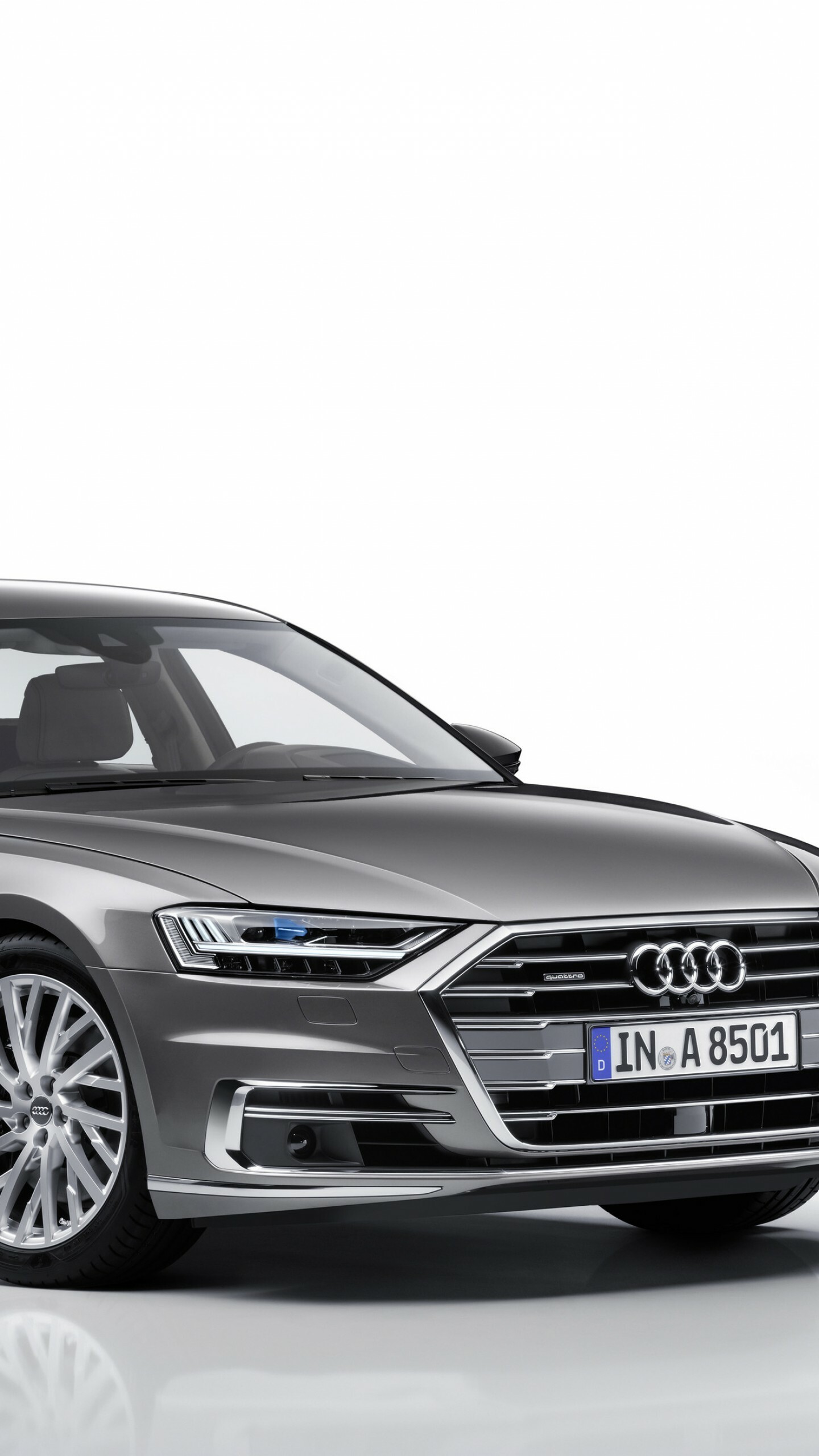 Audi A8, Long wheelbase, Car lovers' paradise, Cars and bikes, 1440x2560 HD Phone