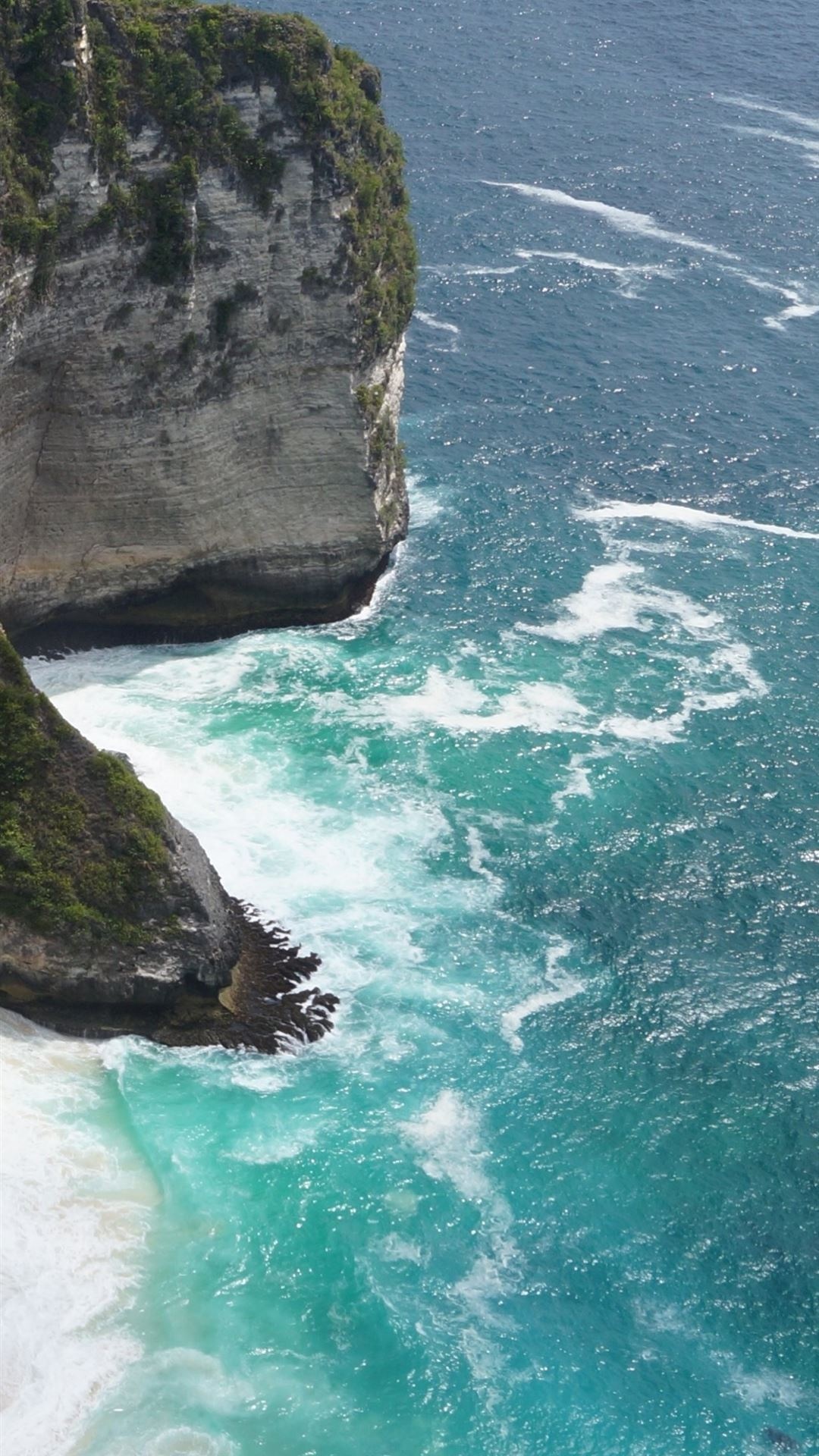 Bali coast sea, Aerial view, Nature's beauty, Breathtaking scenery, 1080x1920 Full HD Phone