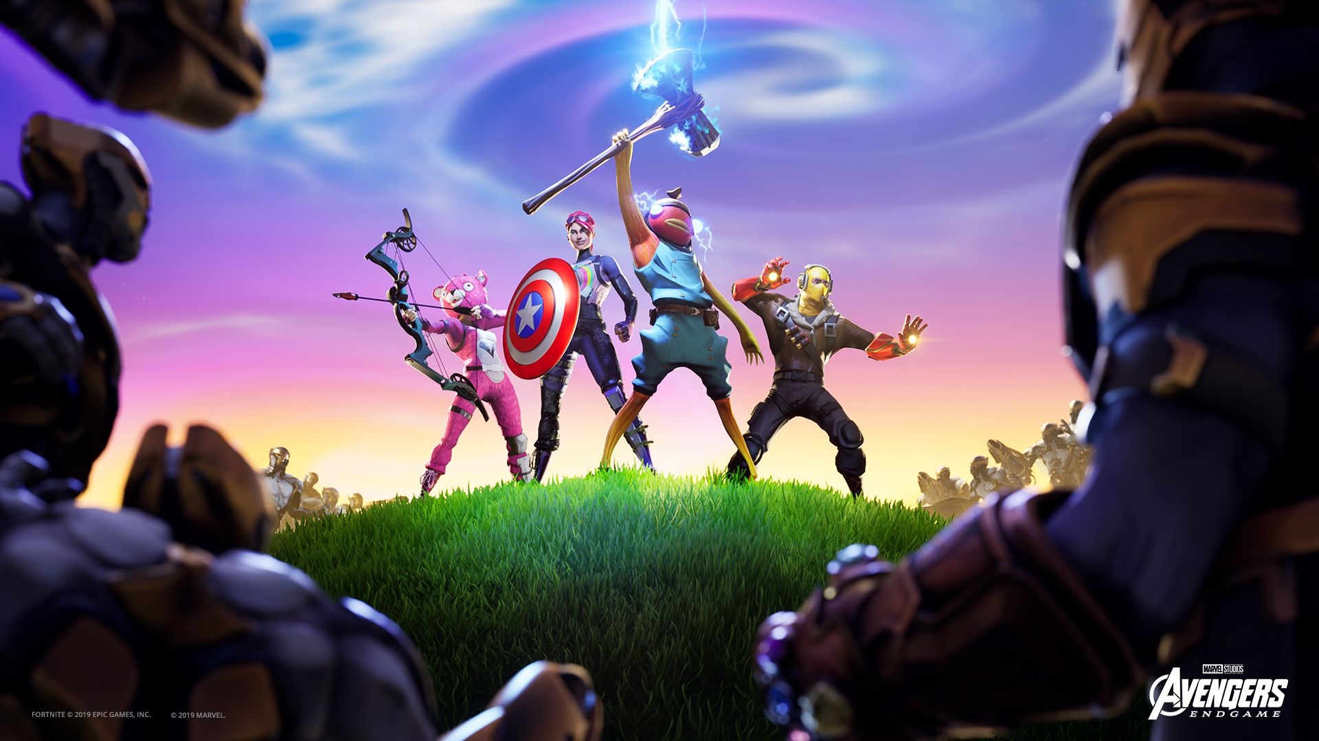 Epic Games, Fortnite characters, Gaming industry, Virtual world, 1920x1080 Full HD Desktop