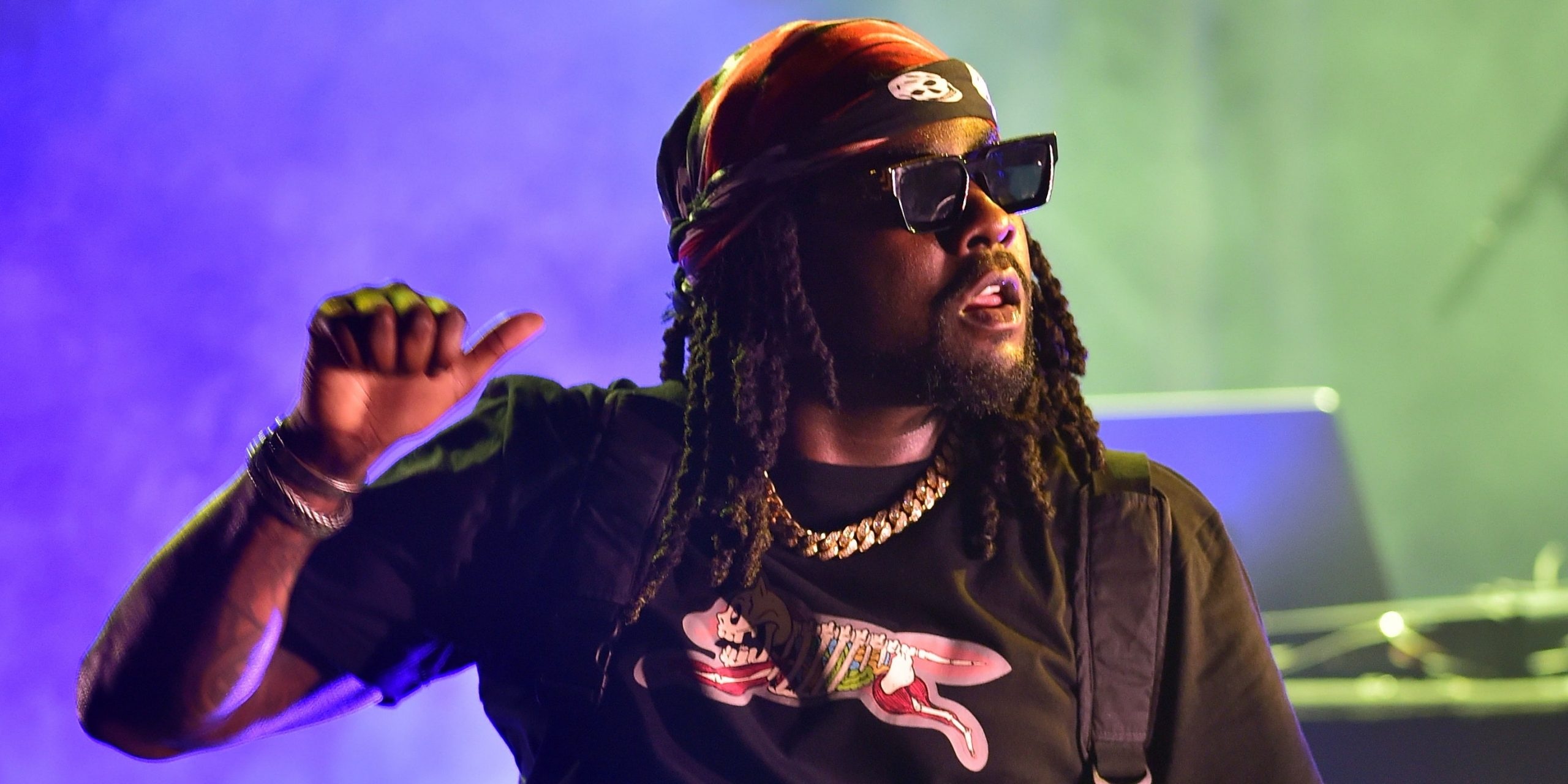 Wale, Rapper, WrestleMania, Big E's theme, 2560x1280 Dual Screen Desktop