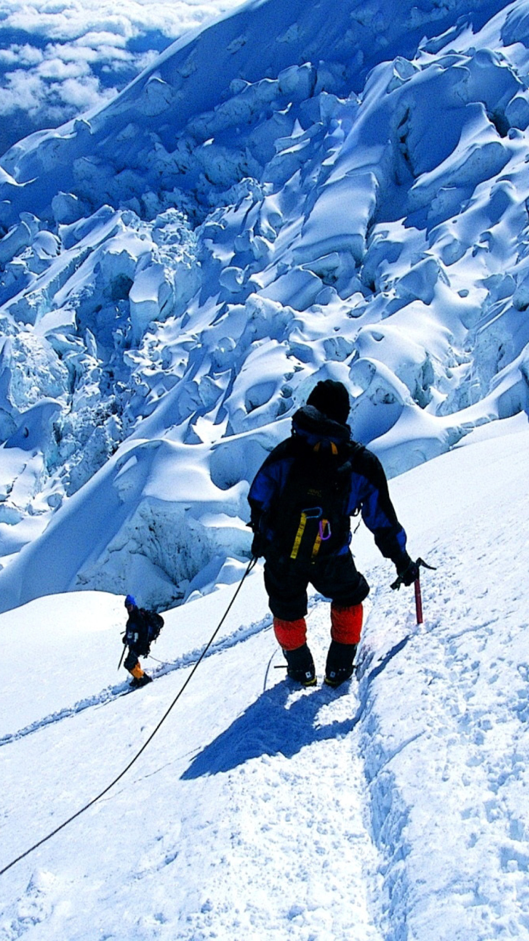 Climbers in Nepal, iPhone wallpapers, Adventurous spirit, Stunning visuals, 1080x1920 Full HD Phone