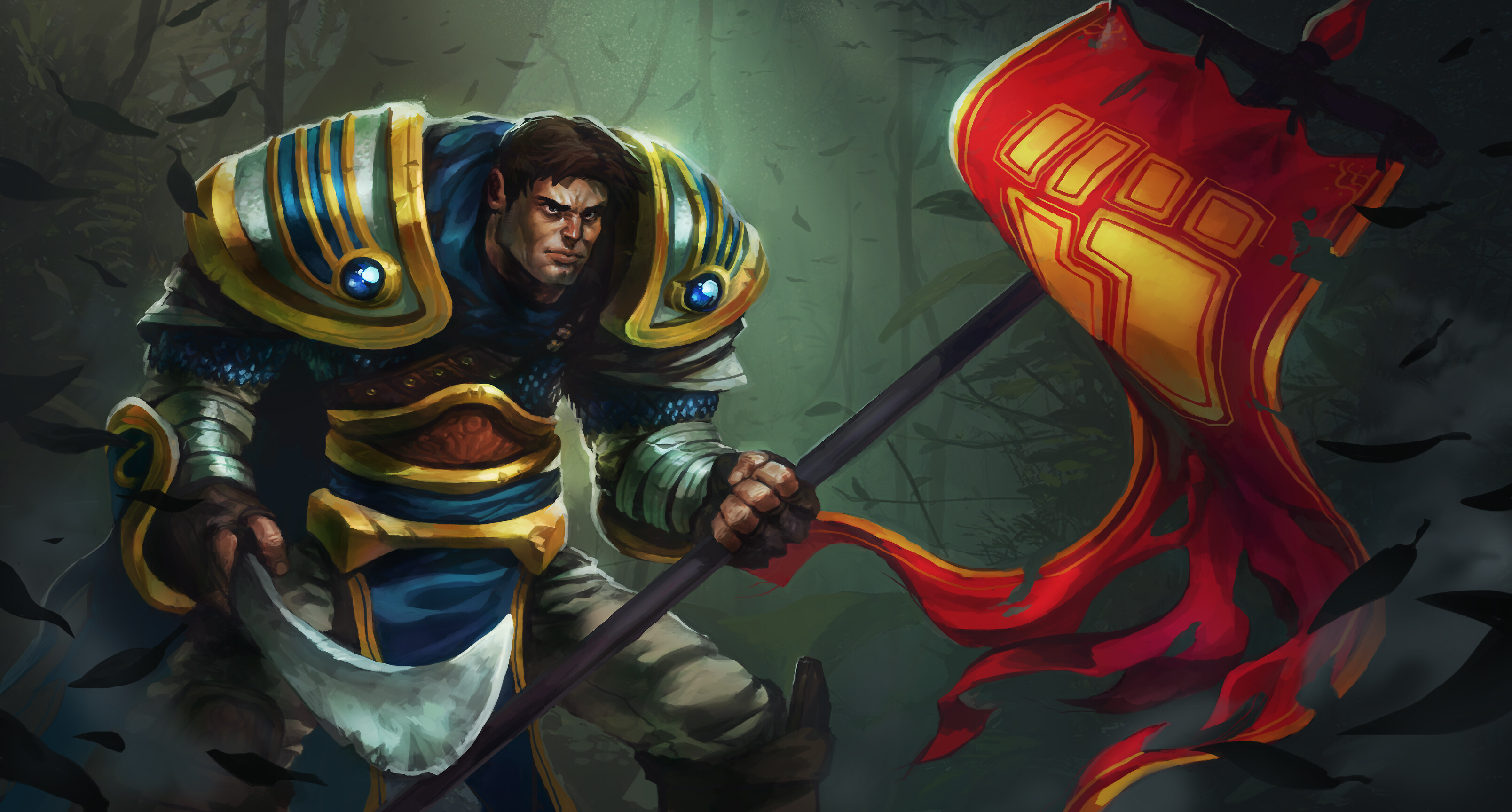 Garen, League of Legends, HD wallpapers, Gaming, 3220x1730 HD Desktop