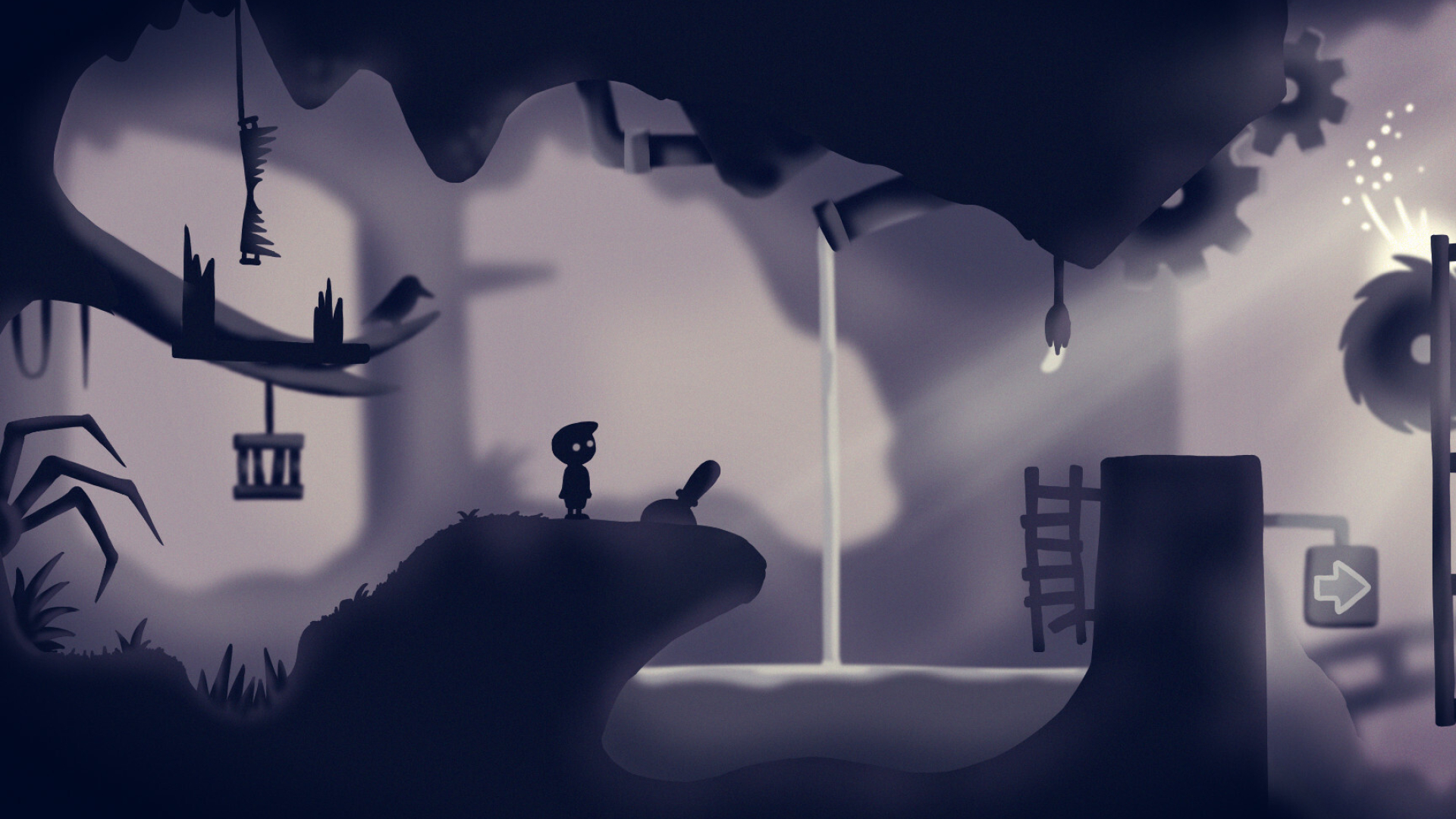 Limbo game, Holly Eth's creation, Artistic interpretation, Enigmatic atmosphere, 1920x1080 Full HD Desktop