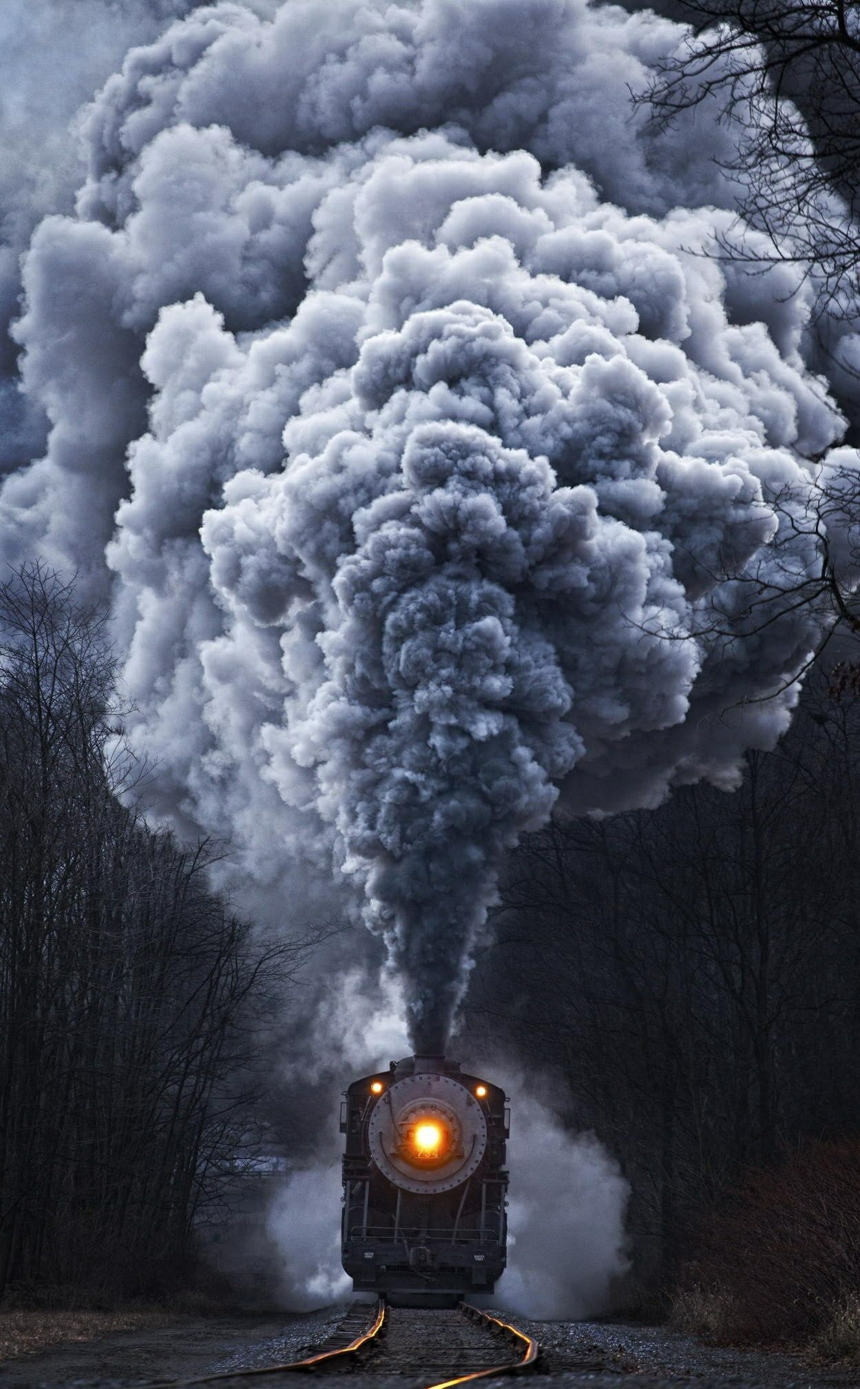 Steam Locomotive, Trains Wallpaper, 1250x2020 HD Phone