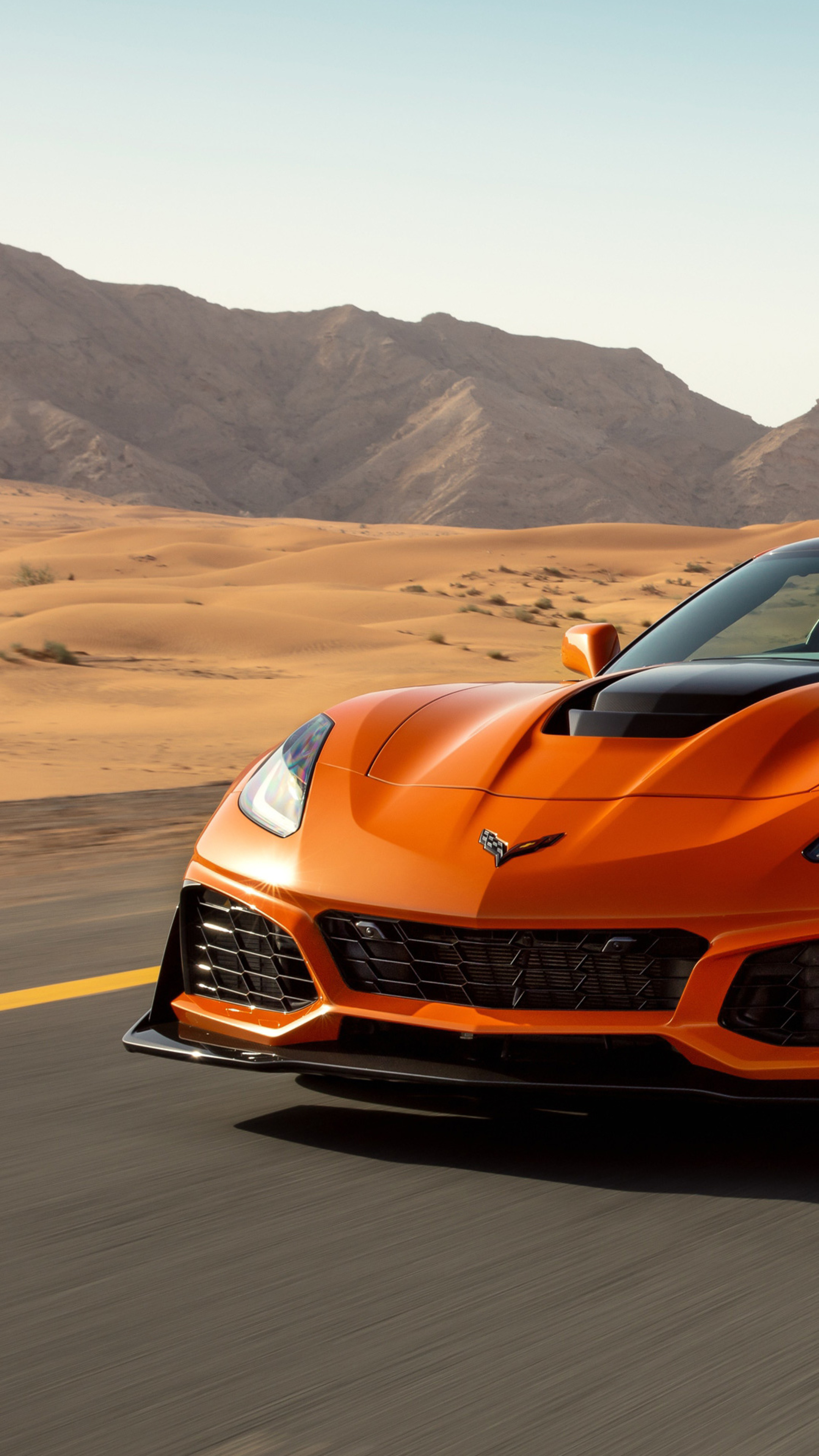 Corvette ZR1 2019, HD wallpapers, 2160x3840 4K Phone