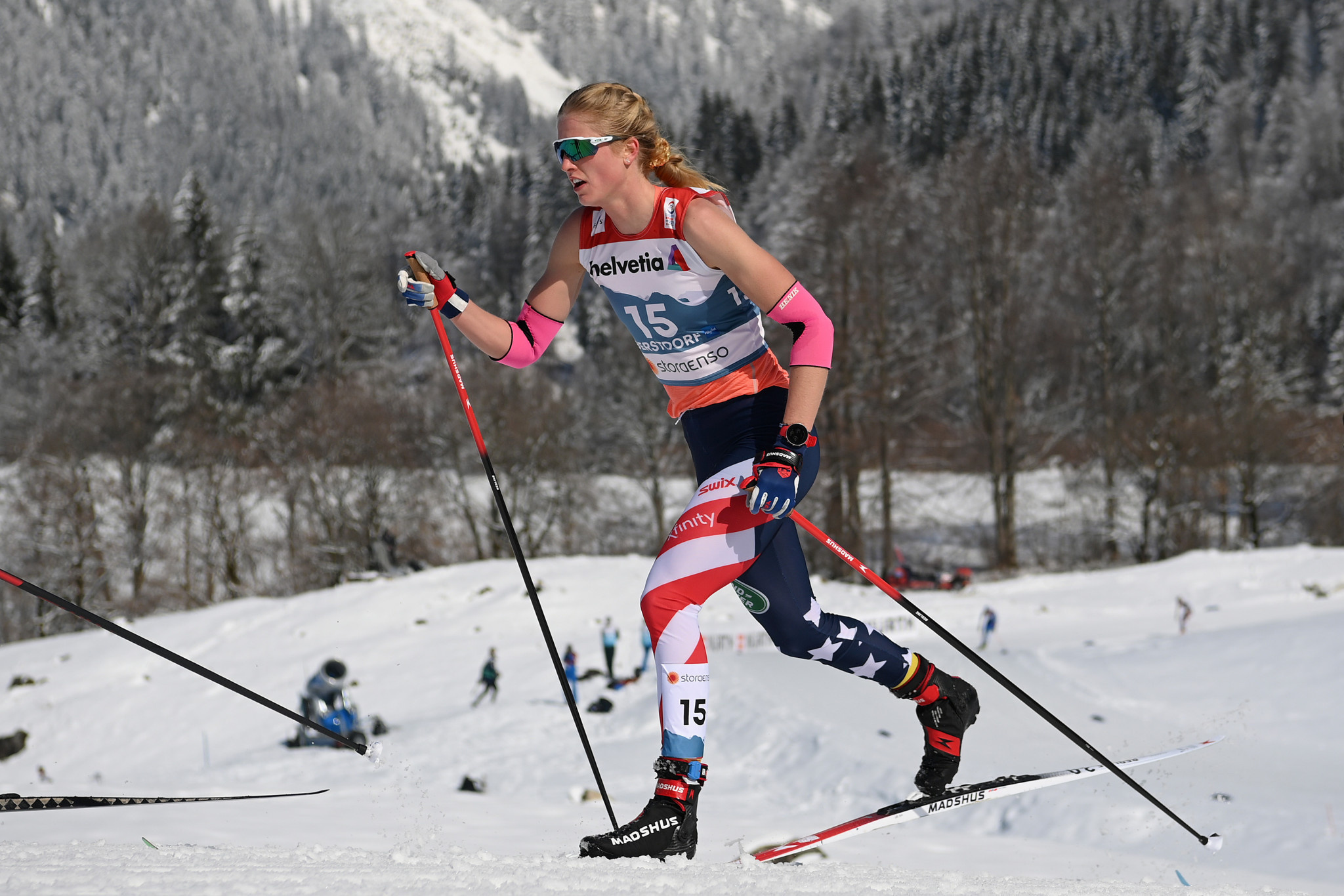 Hailey Swirbul, Cross-country skiing Wallpaper, 2050x1370 HD Desktop