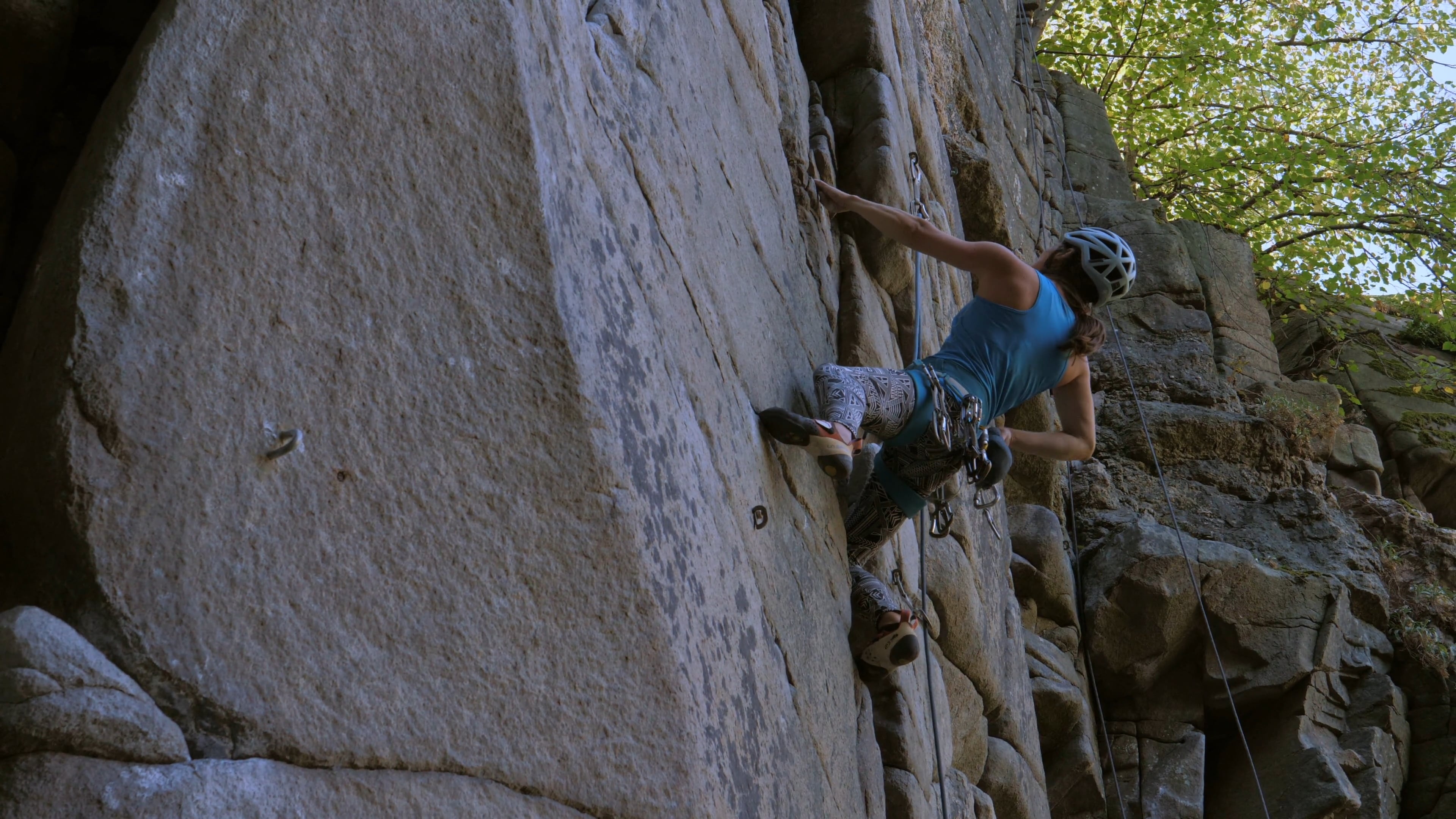 Low angle view, Woman, Rock climbing, Adventure, 3840x2160 4K Desktop