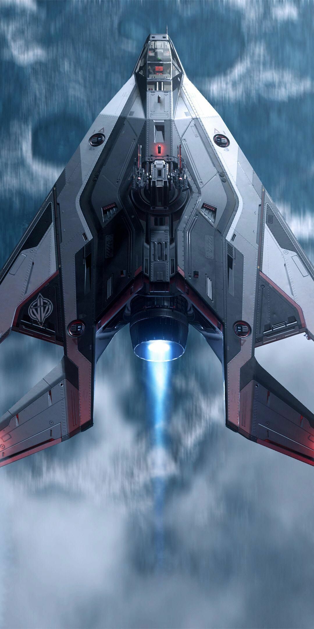 Star Citizen, Video game aircraft, Spaceship concept art, Futuristic gaming, 1080x2160 HD Phone