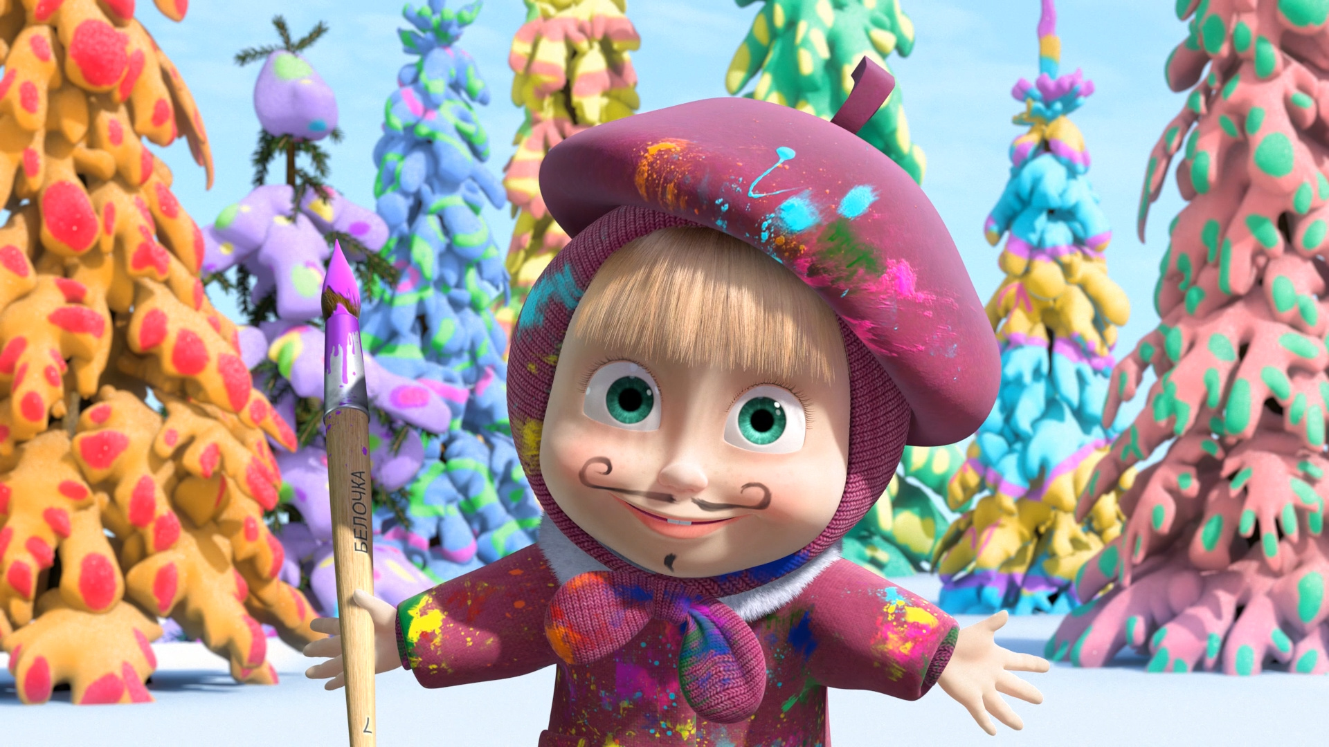 Masha and the Bear, Episode 133, 1920x1080 Full HD Desktop