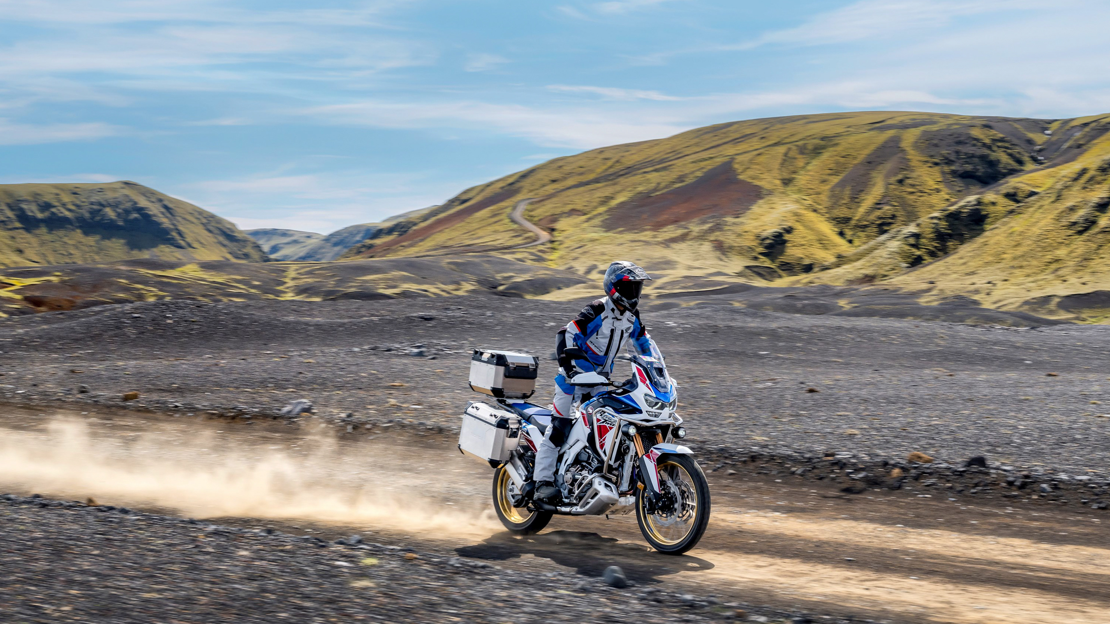 Dirt Road, Honda Africa Twin Wallpaper, 3840x2160 4K Desktop