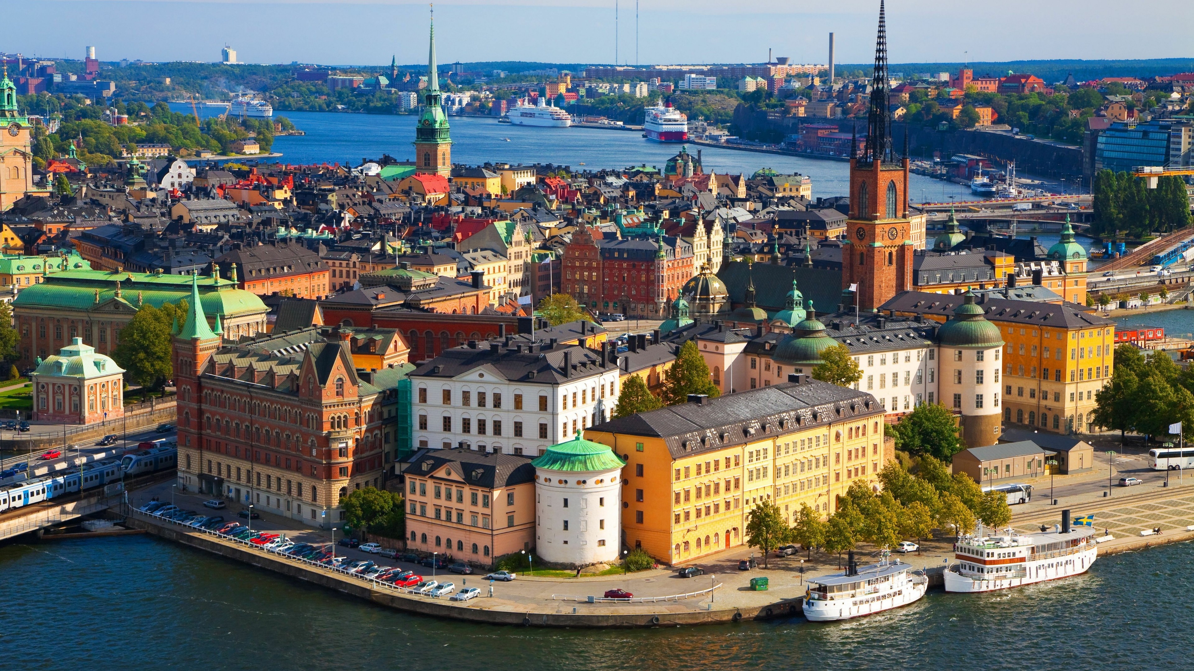 Gamla Stan, Travels, Stockholm, Sweden, 3840x2160 4K Desktop