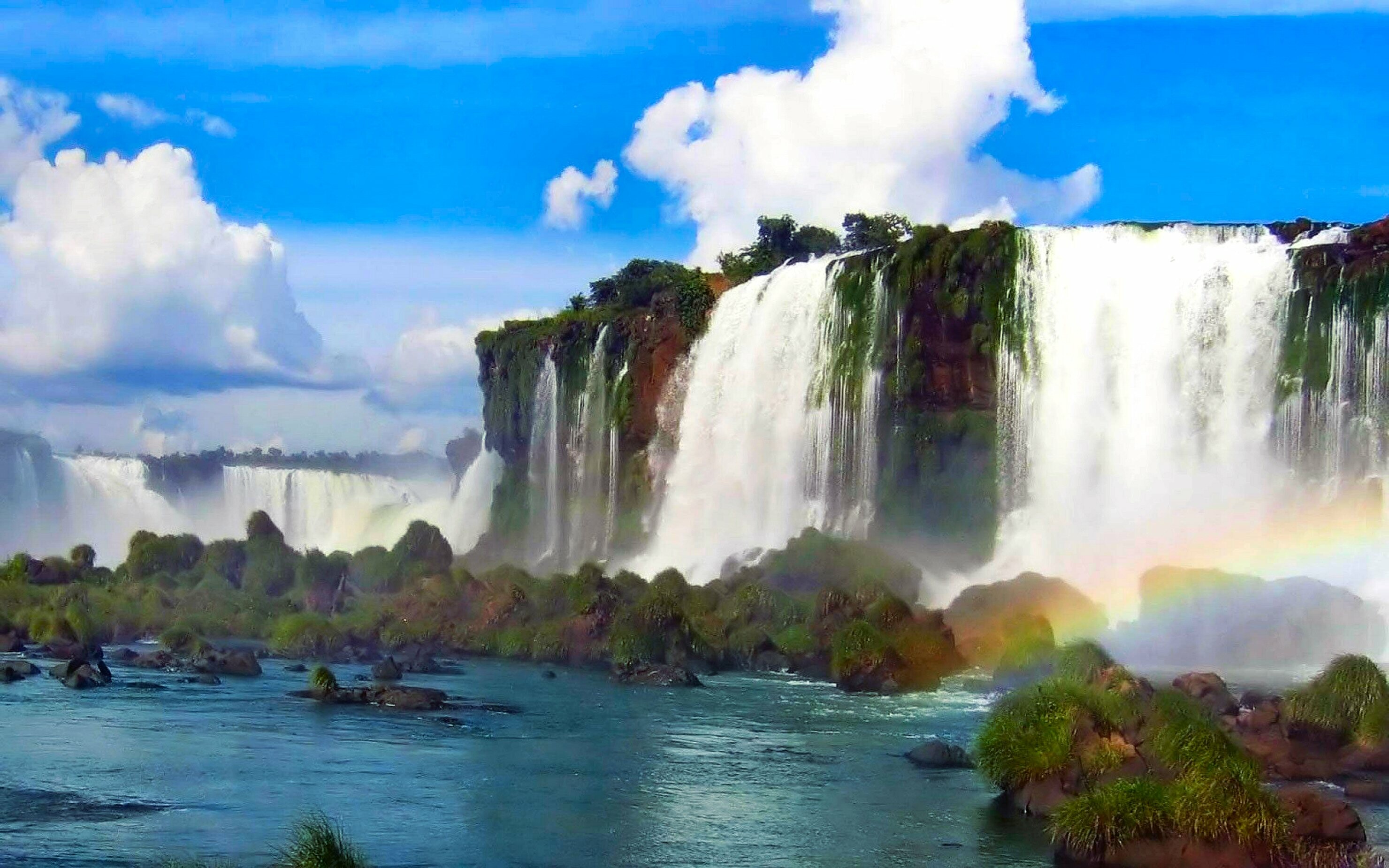 Iguazu, Waterfalls Wallpaper, 2960x1850 HD Desktop