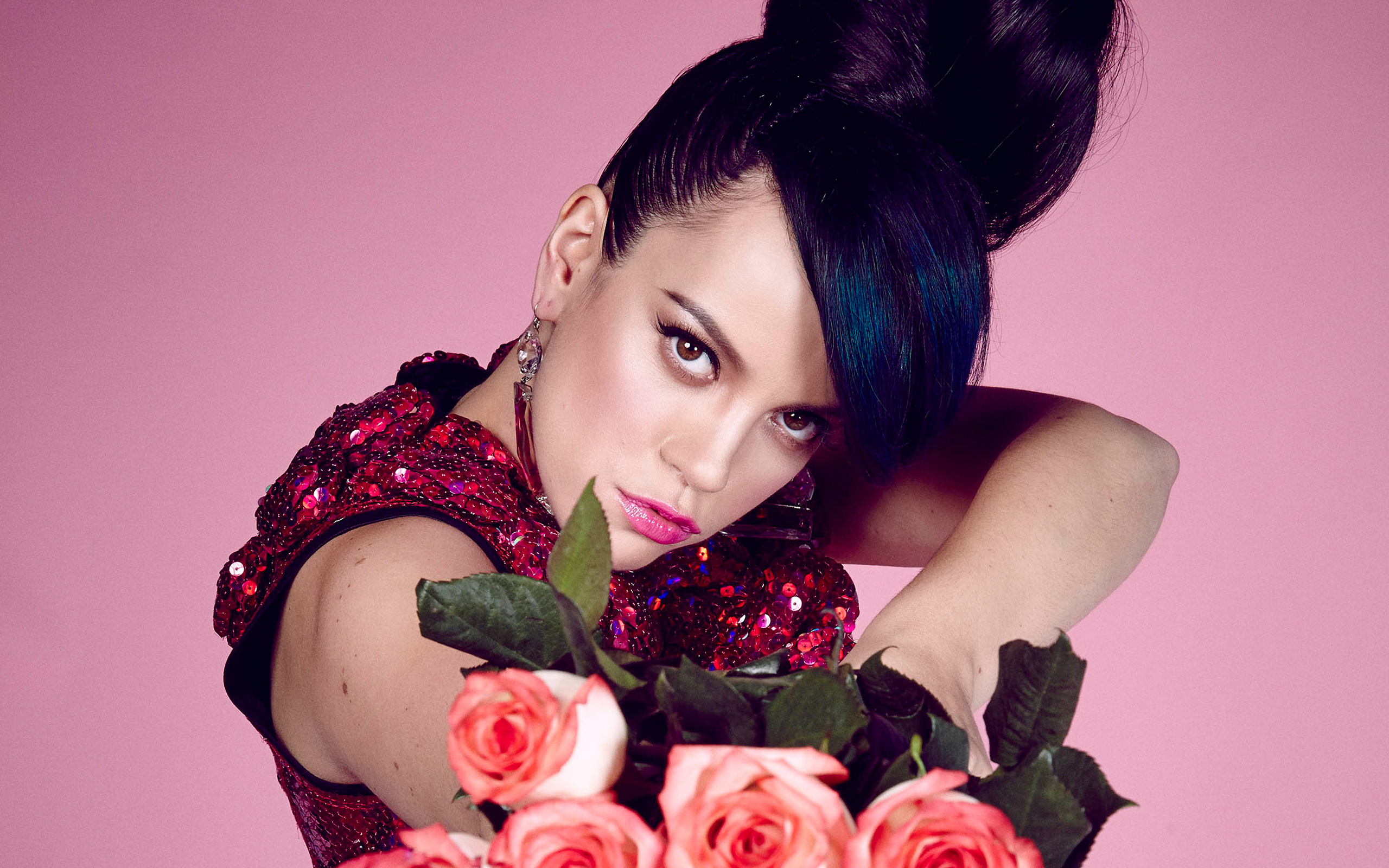 Lily Allen, Singer, Music, Vestito Rosso, 2560x1600 HD Desktop