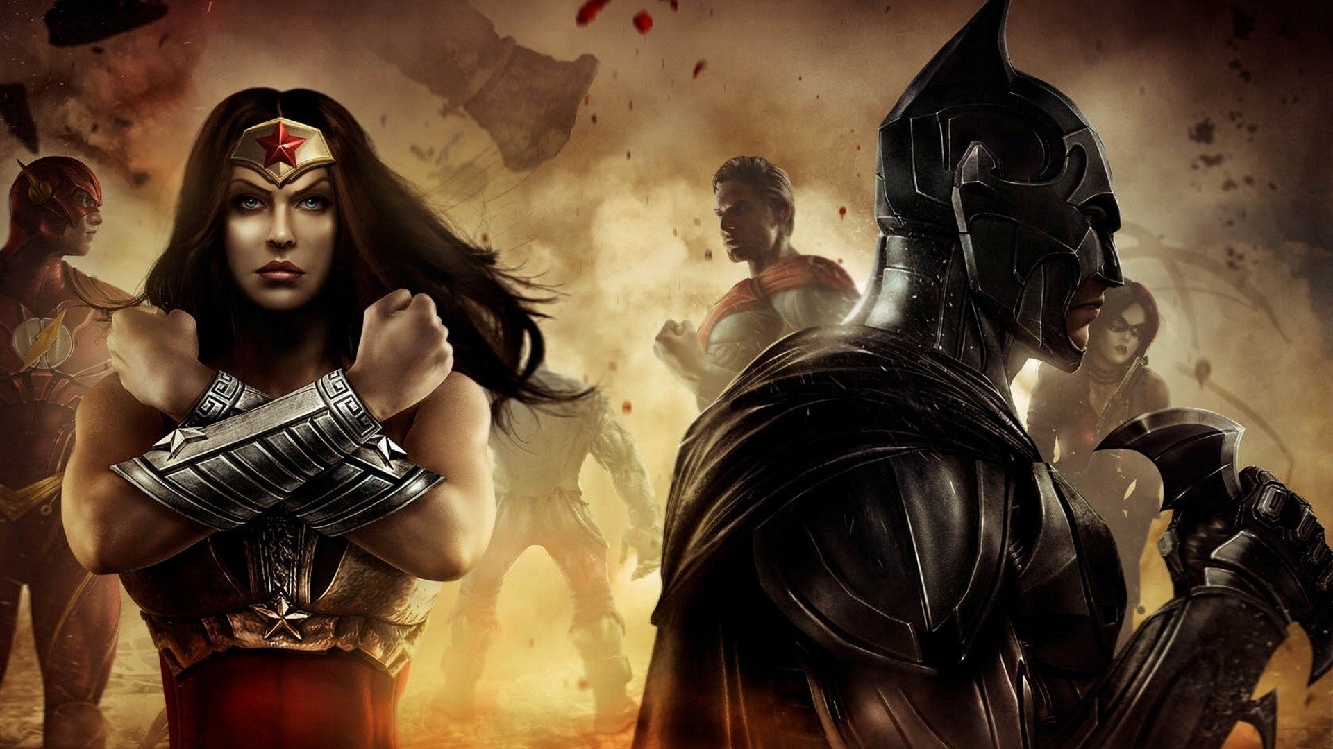 Wonder Woman and Batman, Injustice: Gods Among Us Wallpaper, 1920x1080 Full HD Desktop