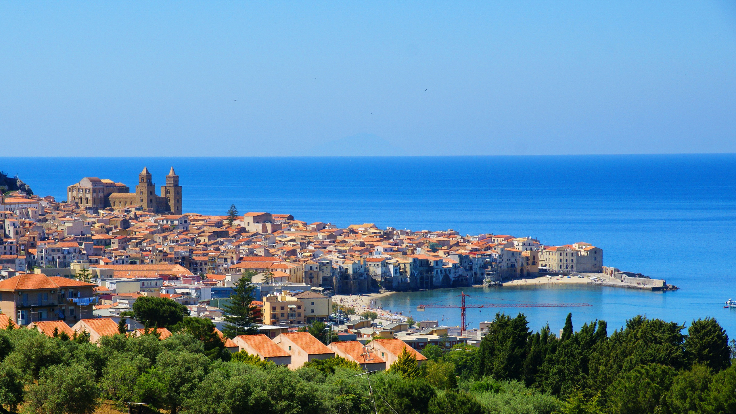 Cefalu, Vacanta, Frumos Oras, Sicilia, 2560x1440 HD Desktop