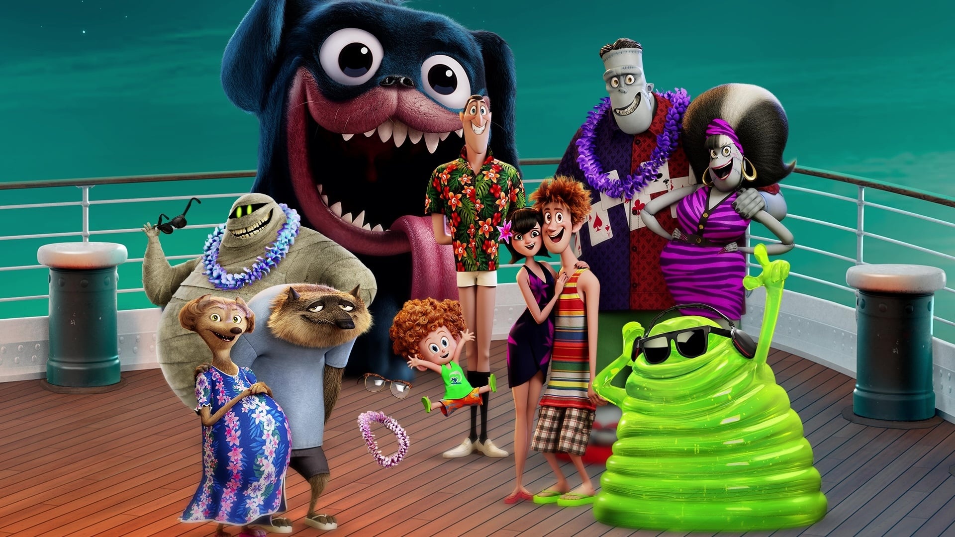 Hotel Transylvania, Summer vacation, Animated hilarity, Monster family, 1920x1080 Full HD Desktop