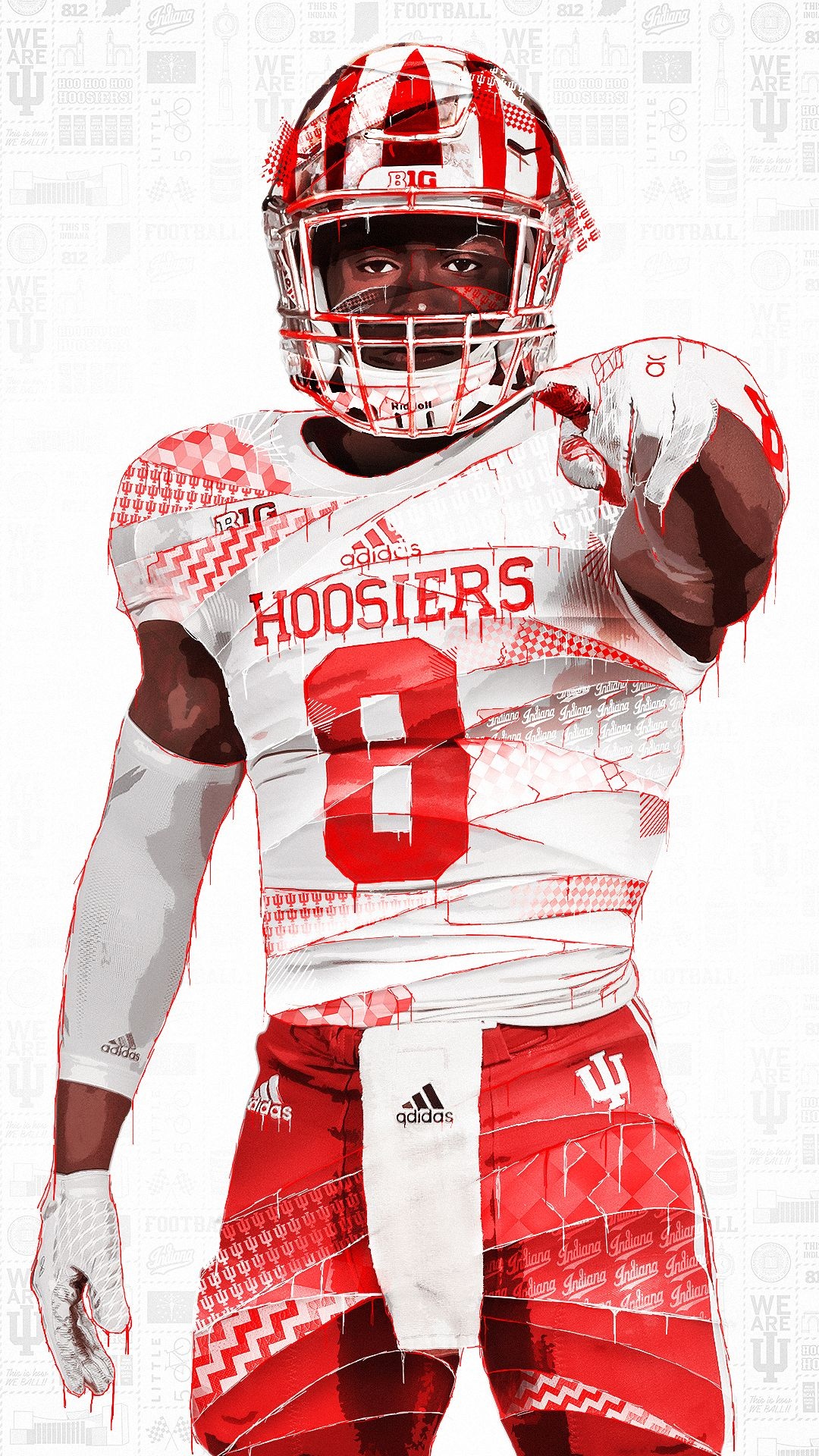 Indiana Hoosiers, American Football Wallpaper, 1080x1920 Full HD Phone