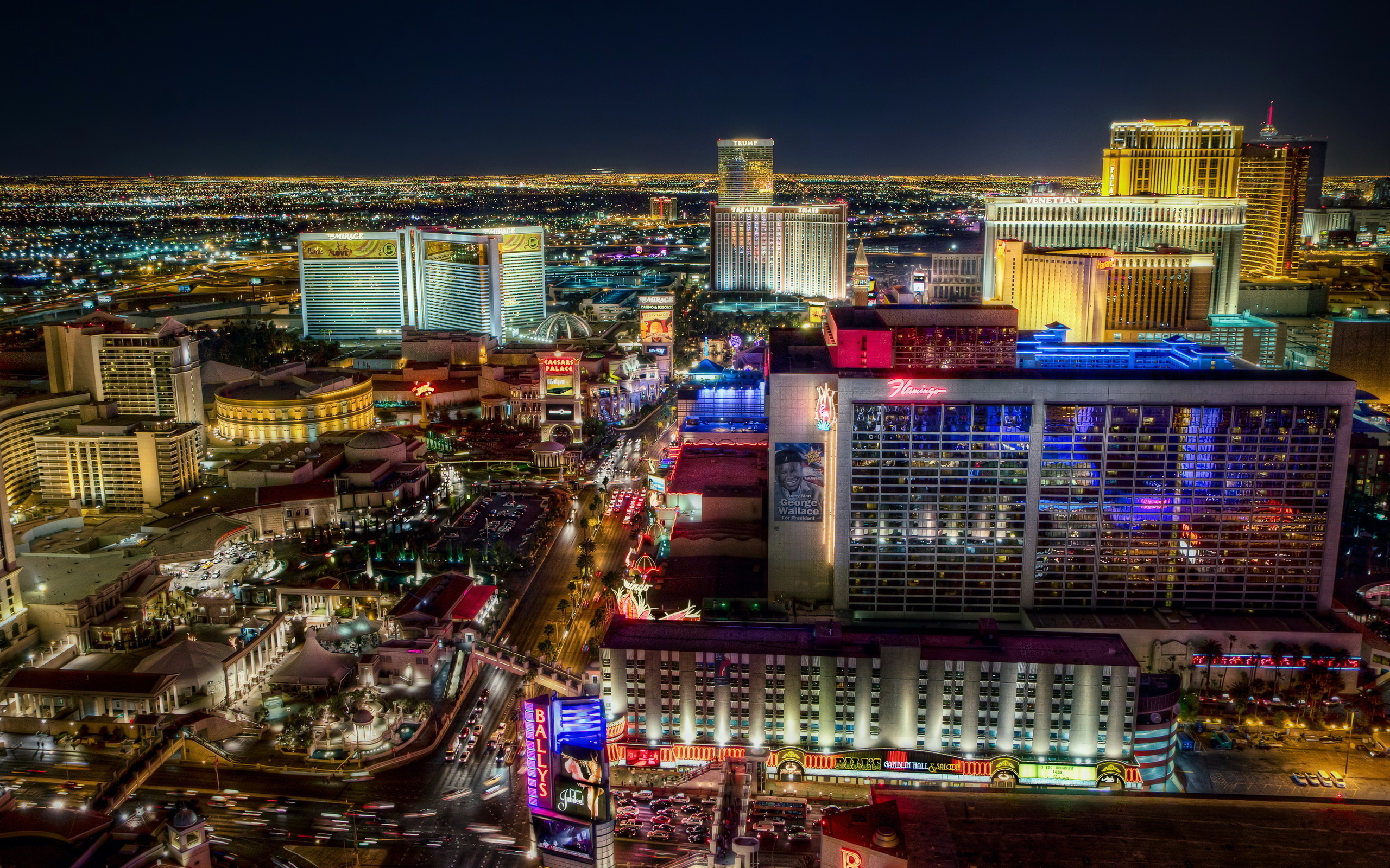 Flamingo Hotel, Las Vegas Strip Wallpaper, 2560x1600 HD Desktop